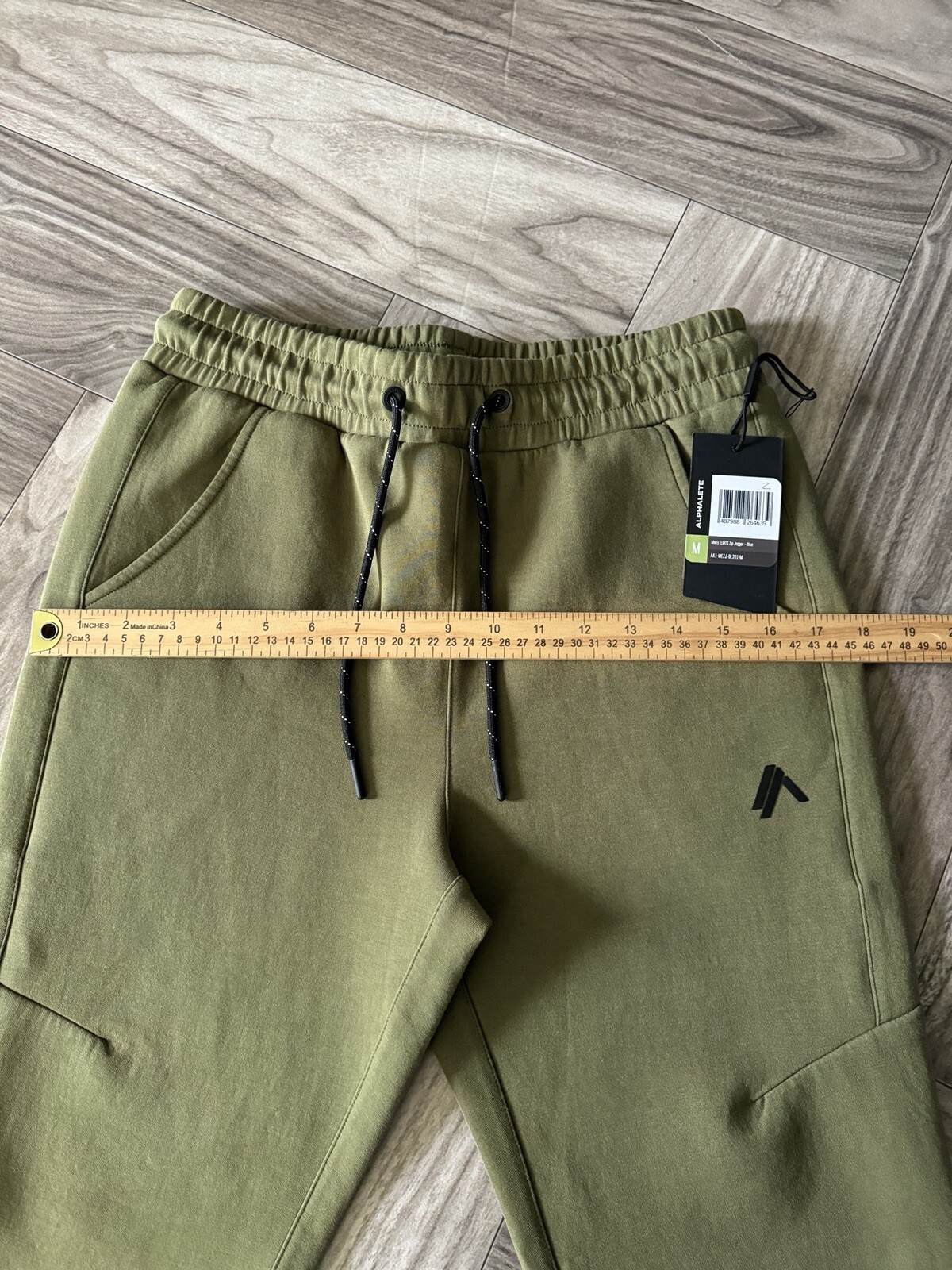 Alphalete Men’s Elmts Zip Jogger – Olive , Check seller’s description, Size M