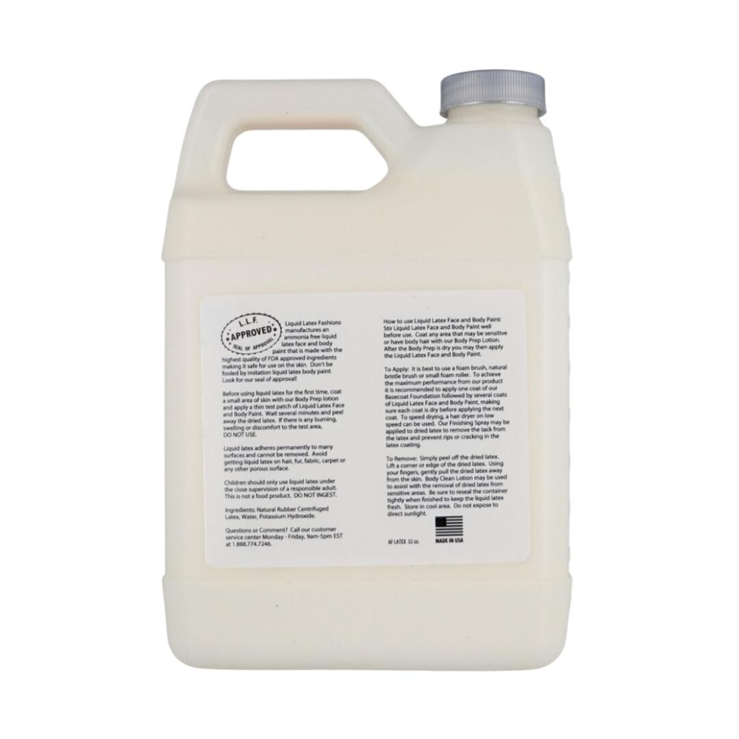 White 32 Fl Oz – Liquid Latex Face and Body Paint for Special Effects!