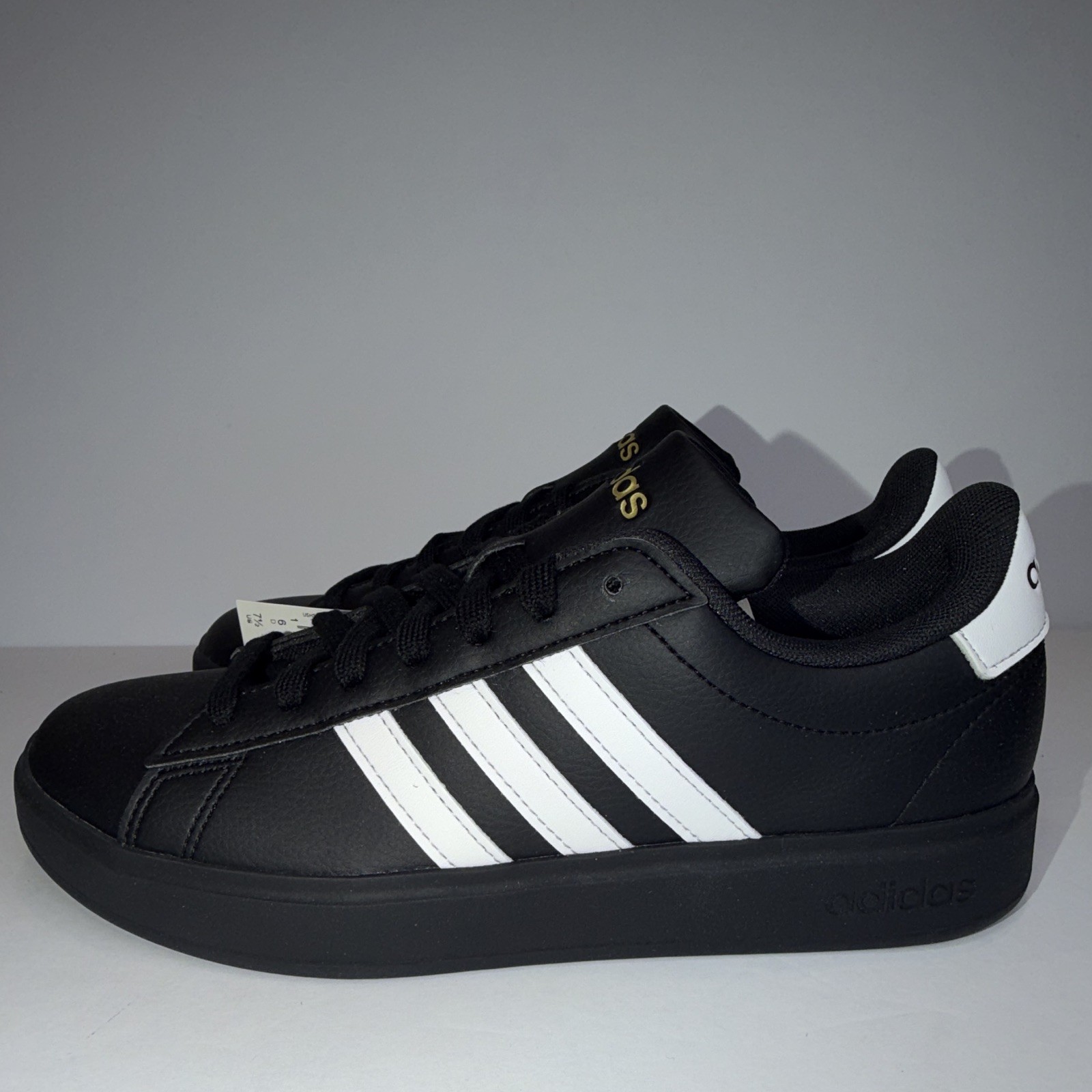 adidas Grand Court 2.0 Men’s Low Top Lace-Up Sneakers Black/White JH7243