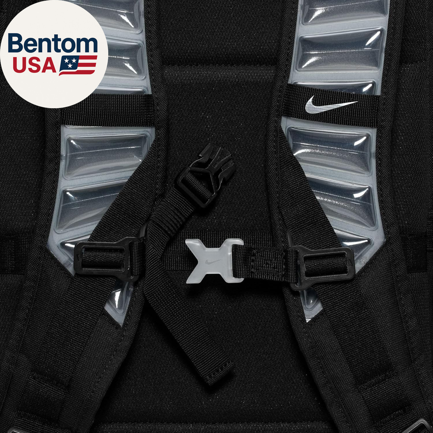 , Unisex, Varsity Elite Backpack (32L), Black/Black/Metallic Silver, One Size