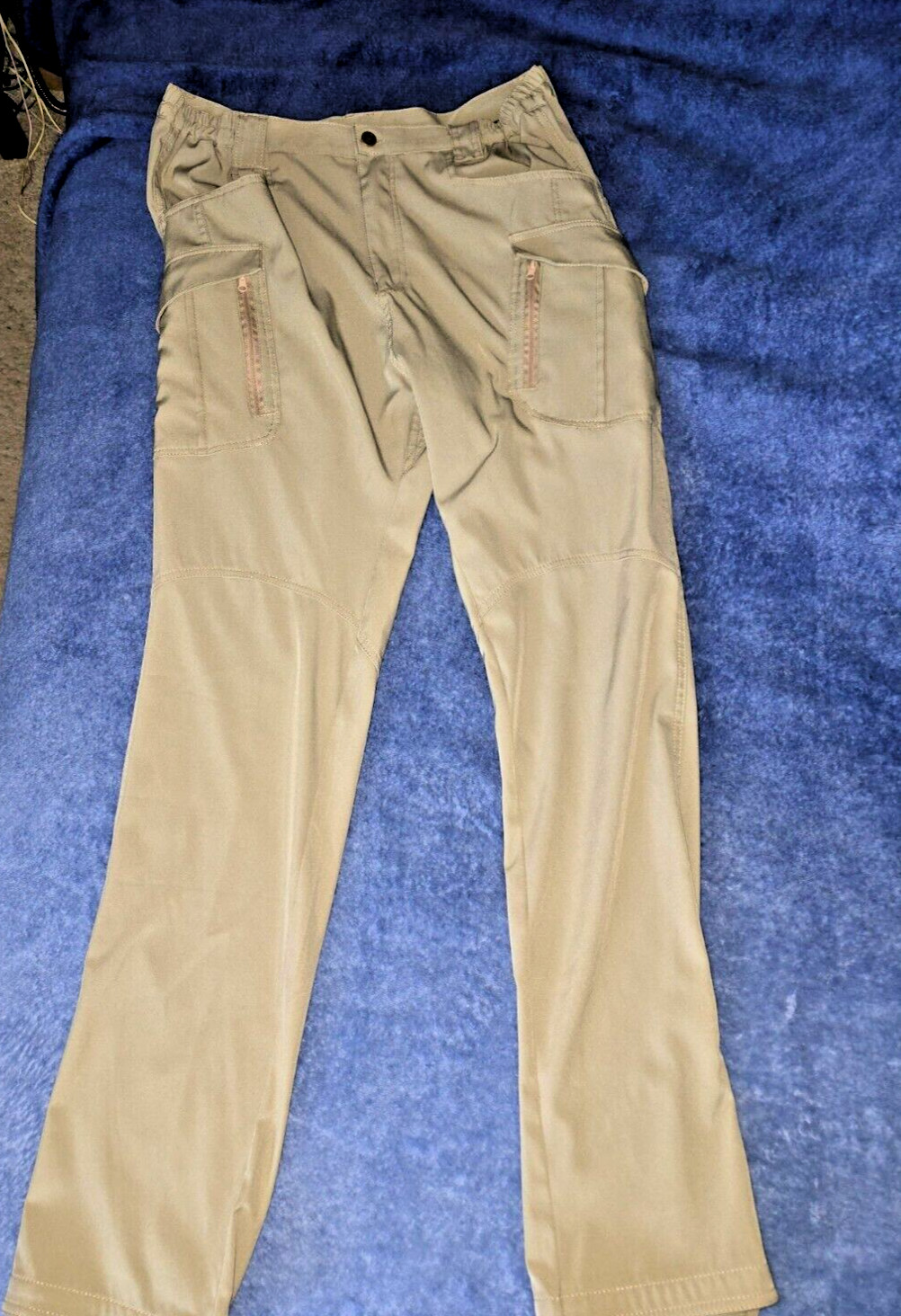 W Tactical Series Pants L (36×34) Khaki Highrise Ripstop Poly Cotton Field NWOT