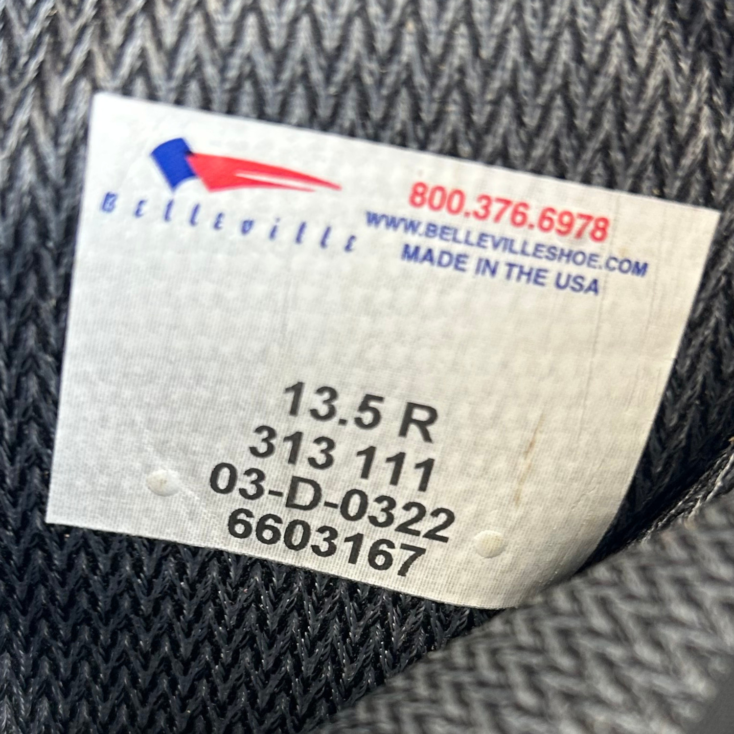 New 13.5 Regular Belleville Army Temperate Climate Combat Boot *mocinc.1982*