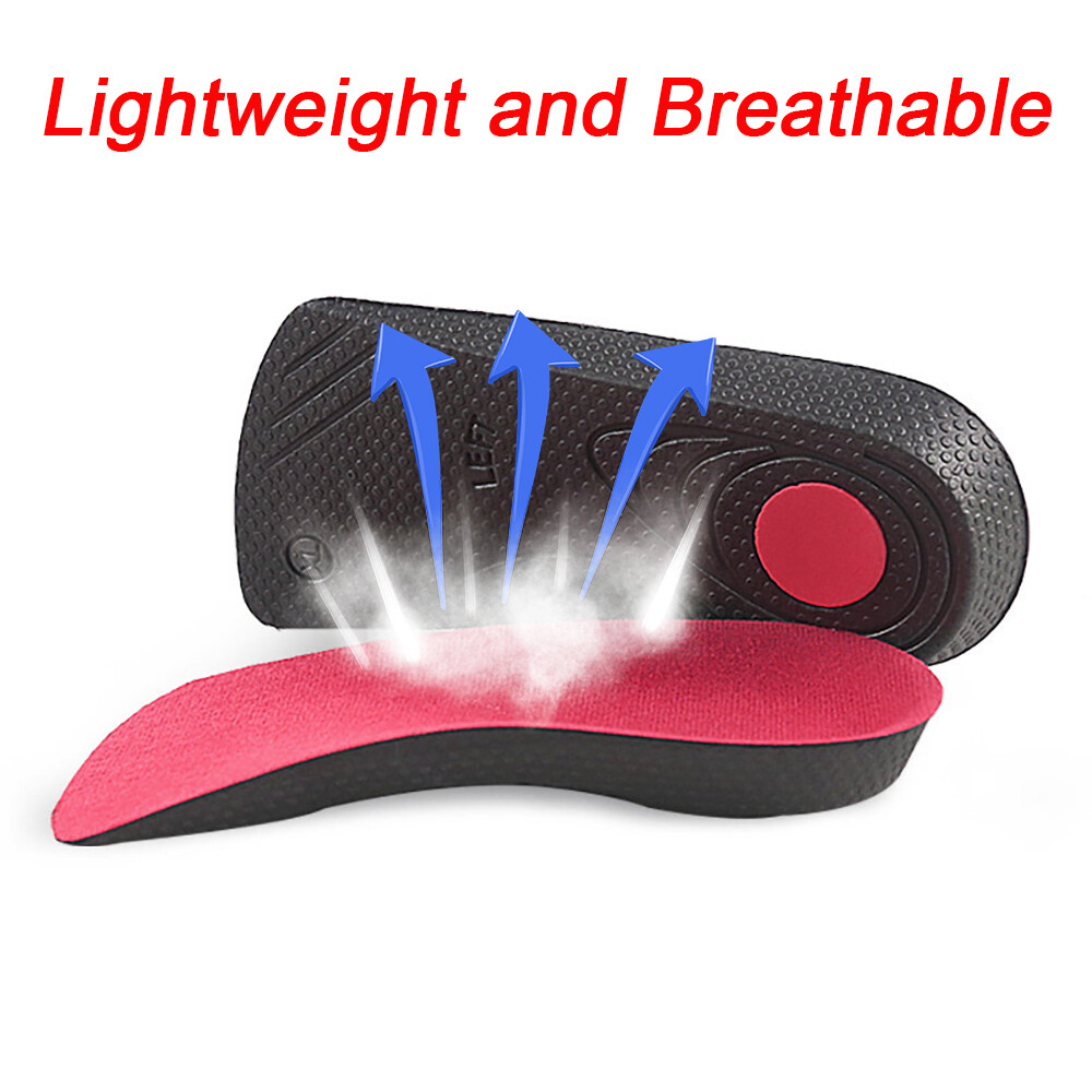 3/4 Orthotic Shoe Insoles Inserts Flat Feet High Arch Support Plantar Fasciitis