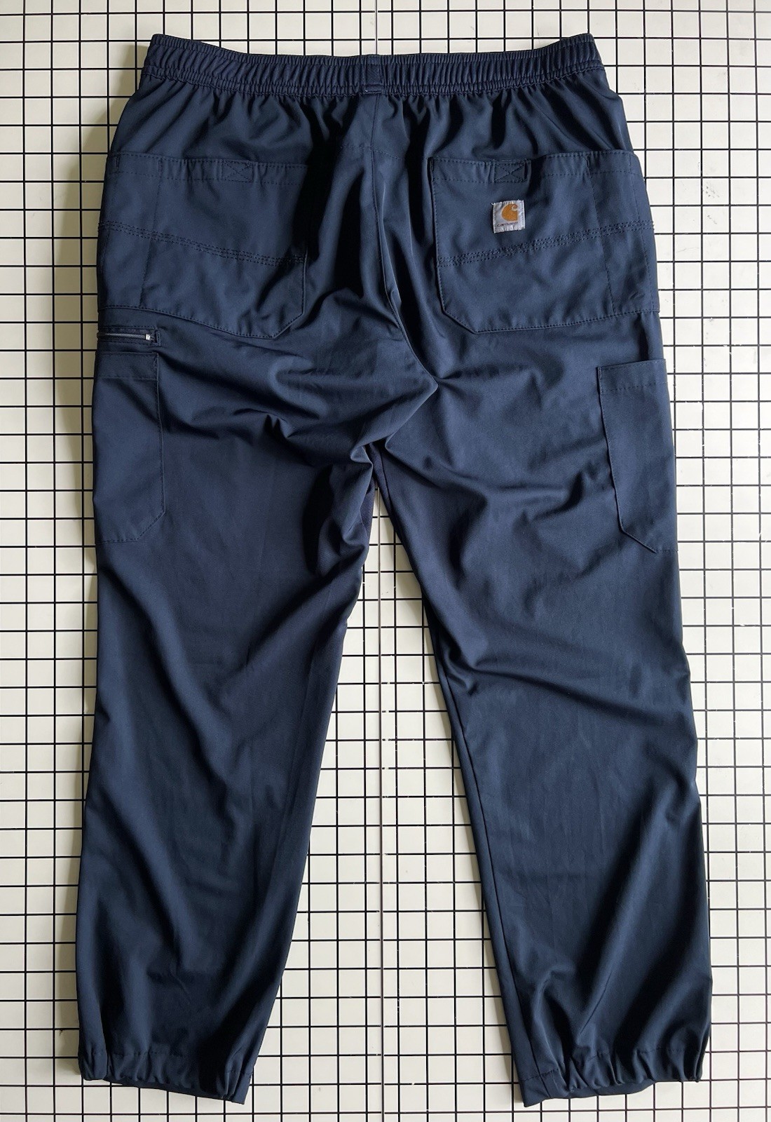 Carhartt Force Liberty Scrub Pants Men’s Medium Short 32×27.5 Blue Cargo C55106