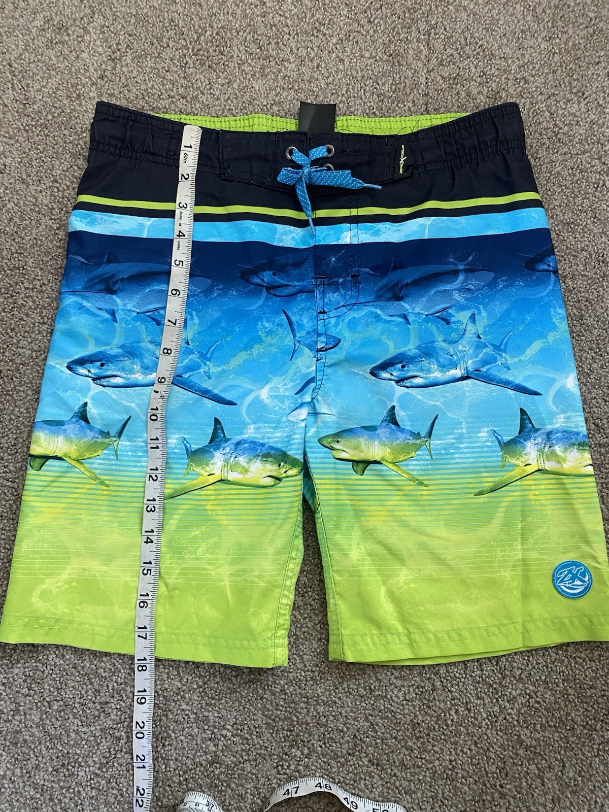 Boys Zero X Posur Swim Trunks Size 10/12