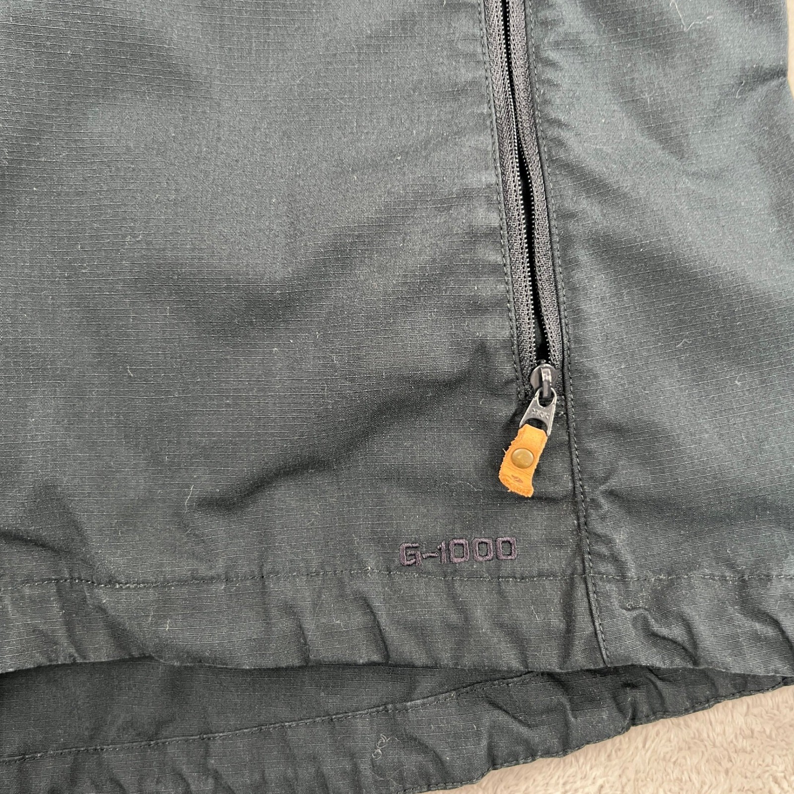 Fjallraven Stina G-1000 Hooded Jacket M Black Womens Outdoor Hiking Shell