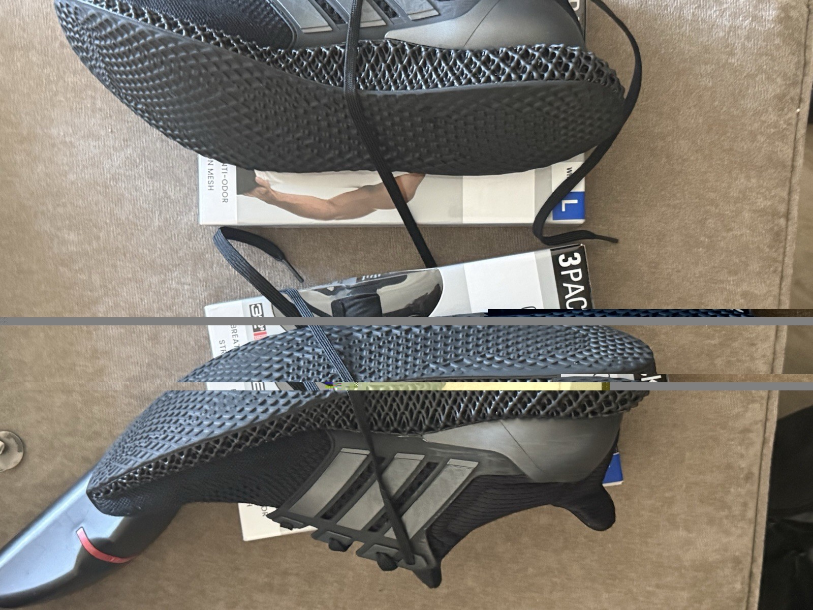 Size 13 – adidas Ultra 4D Triple Black No box