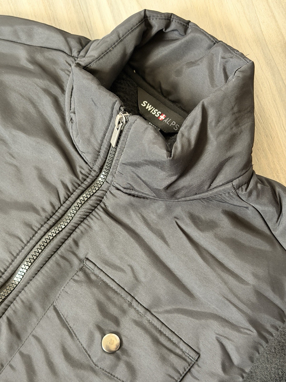 Swiss Alps Mens Full Performance Polar Fleece Jacket Sweatshirt with Pockets