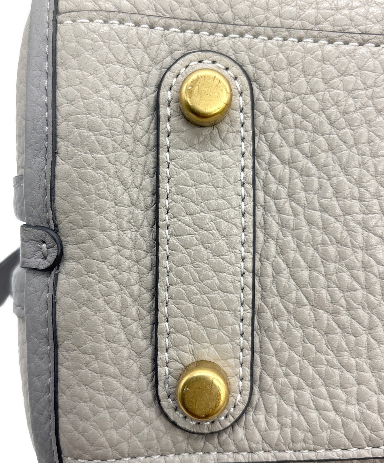 COACH LORI Handbag C6627 Tote bag SHOULDER BAG Leather Grey Women’s Auth