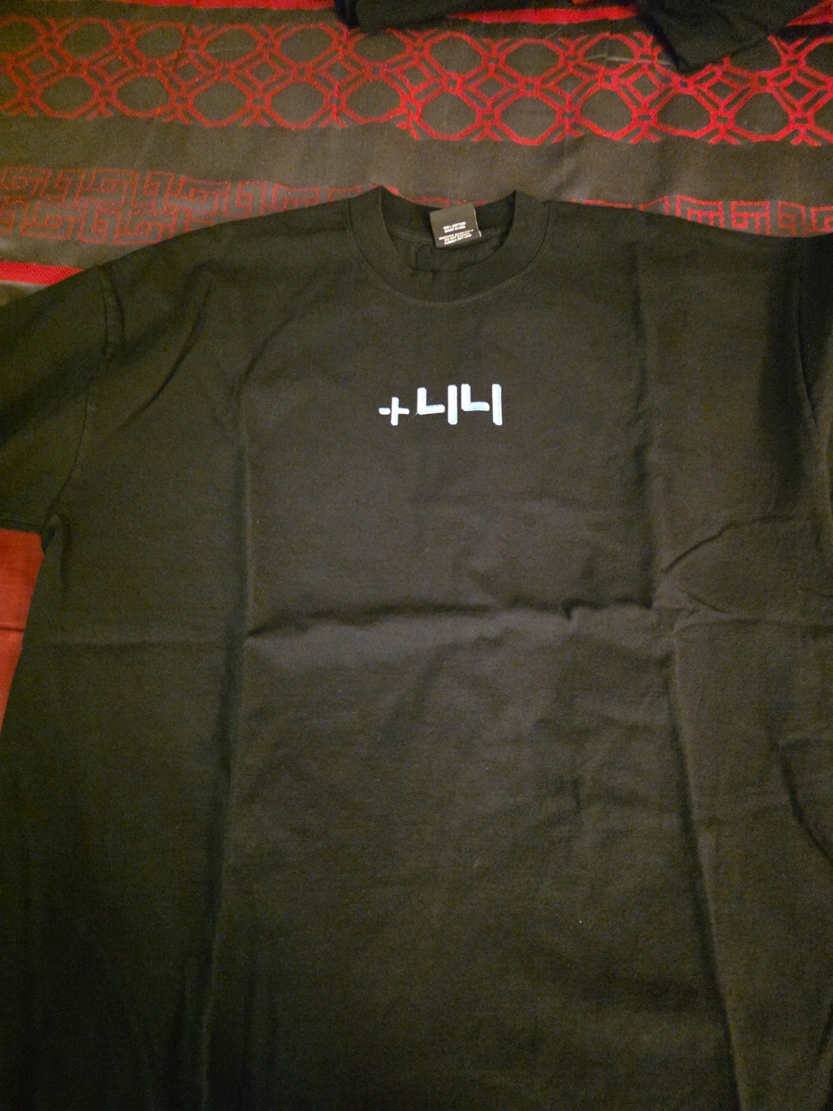 Hajime Sorayama Black T-Shirt with Robot Graphic, Lewis Hamilton +44, Size XL