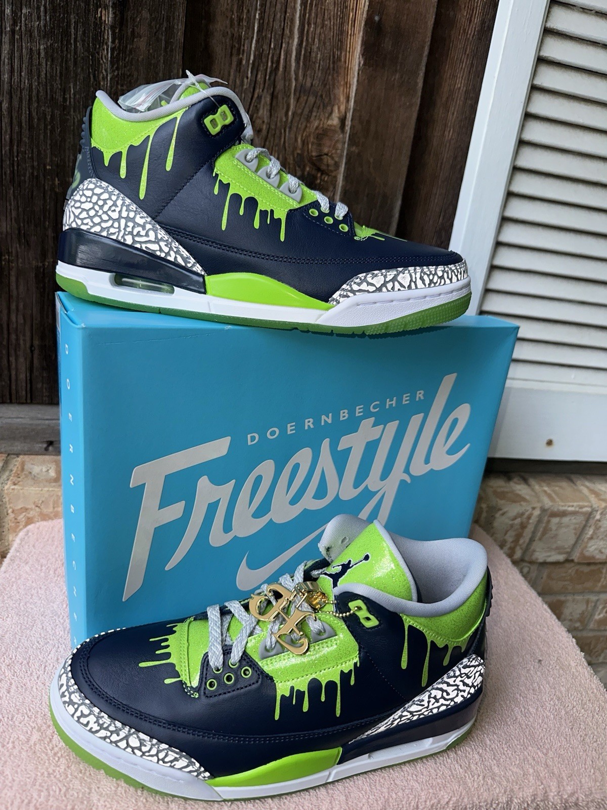 Nike Air Jordan 3 Retro Doernbecher Freestyle Hugo Men’s Size 8 Brand New DS