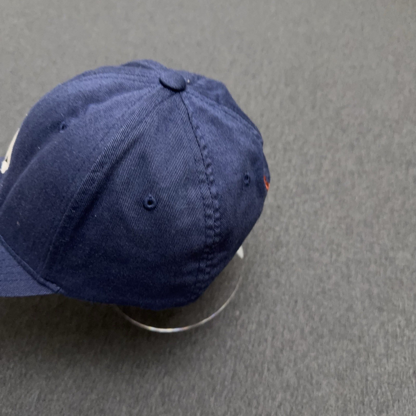 Volcom Hat S/M Blue Flexfit Yupoong Fitted Plain Logo Outdoor Beach