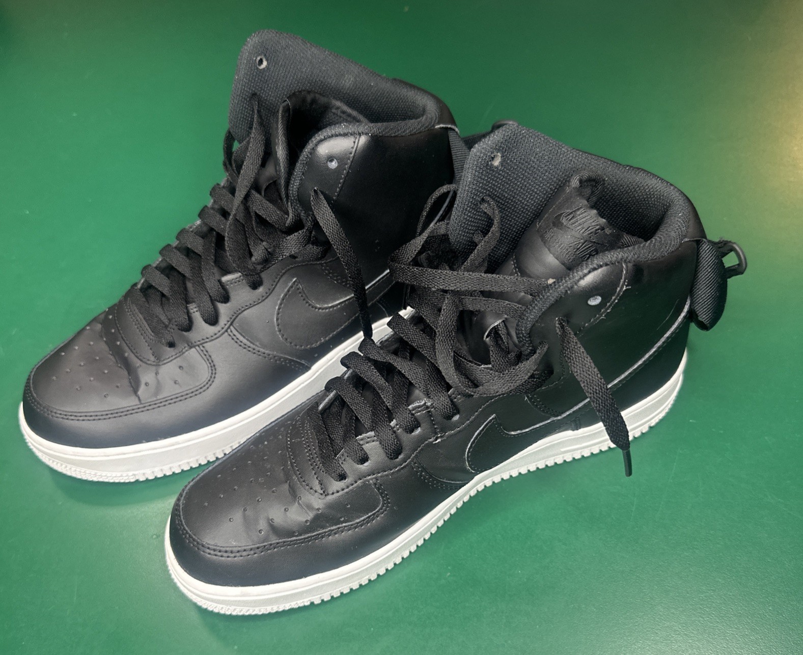 M Size 11 – Nike Air Force 1 High ‘07 Black/Black-White 315121 050 *Used* W/ BOX