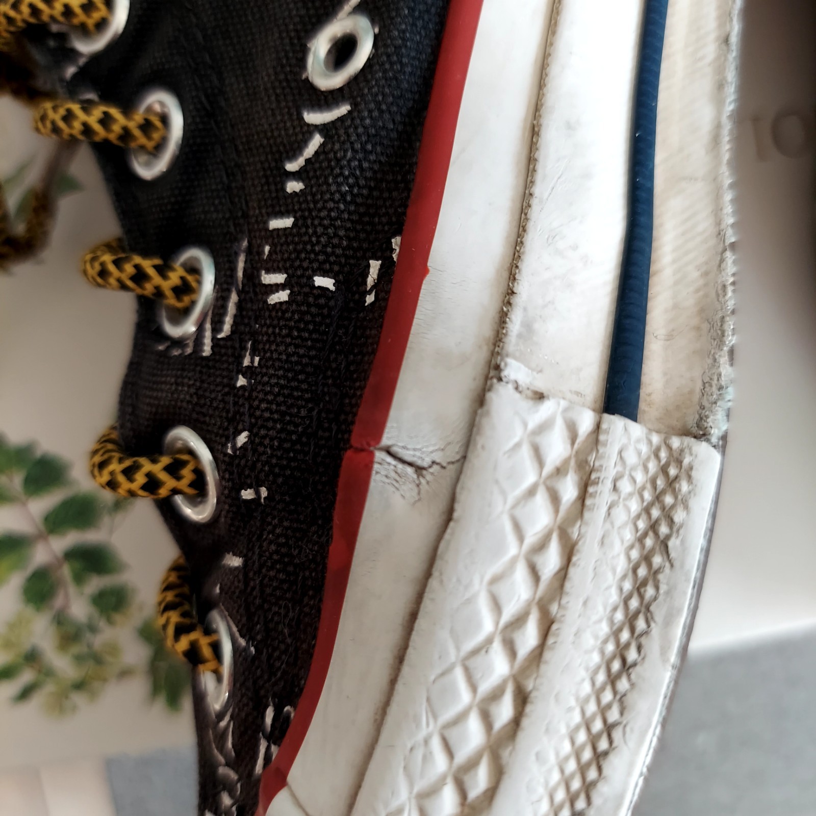 Converse J.W. Anderson Chuck 70 High Top Grid Text Black/White Sneaker 160807C