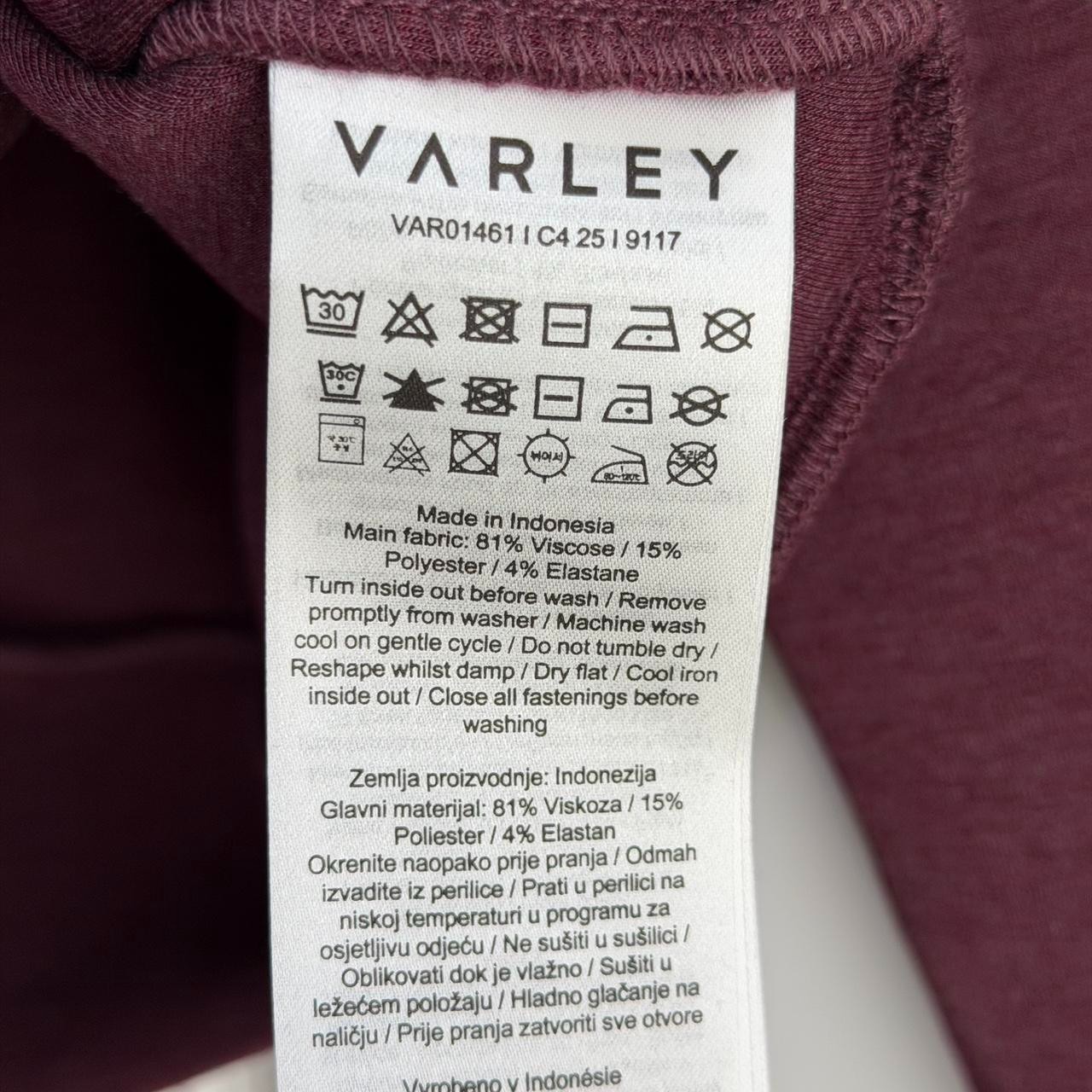 Varley Hawley Half-Zip Sweat in Sassafras Marl, Size Medium