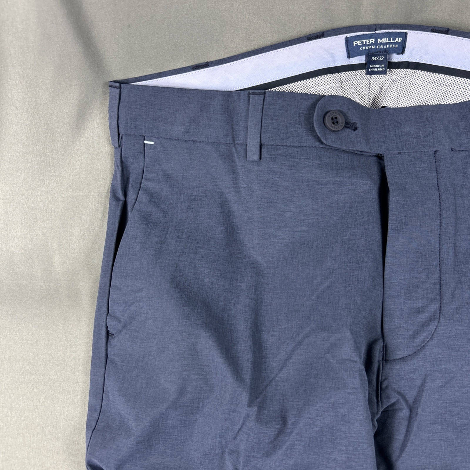 Peter Millar Golf Pants Crown Crafted Surge 34 x 32 Navy Blue NWT MSRP $185