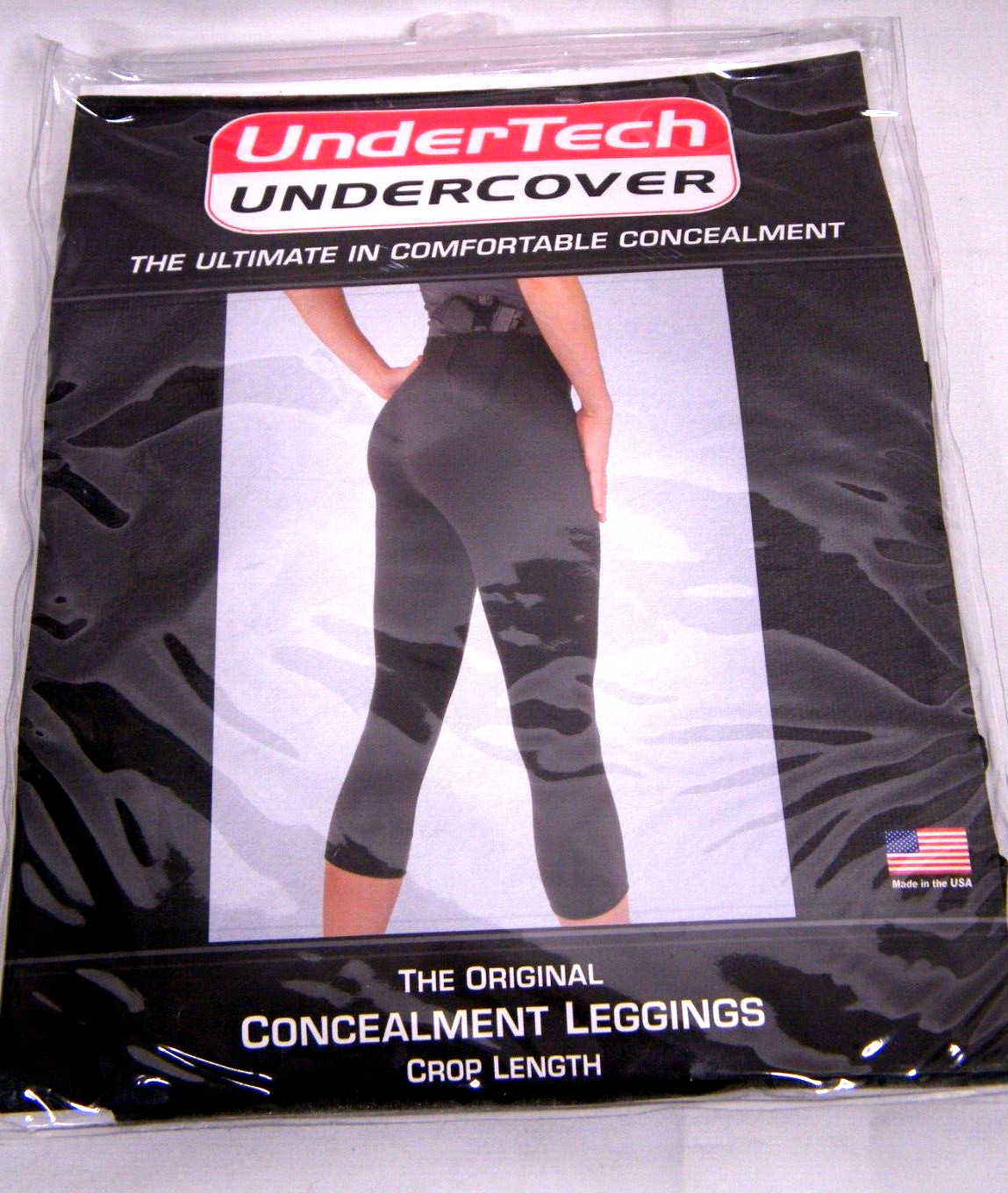 UNDERTECH UNDERCOVER CONCEALED CARRY LEGGINGS CROP LENGTH WOMEN’S Small – RH