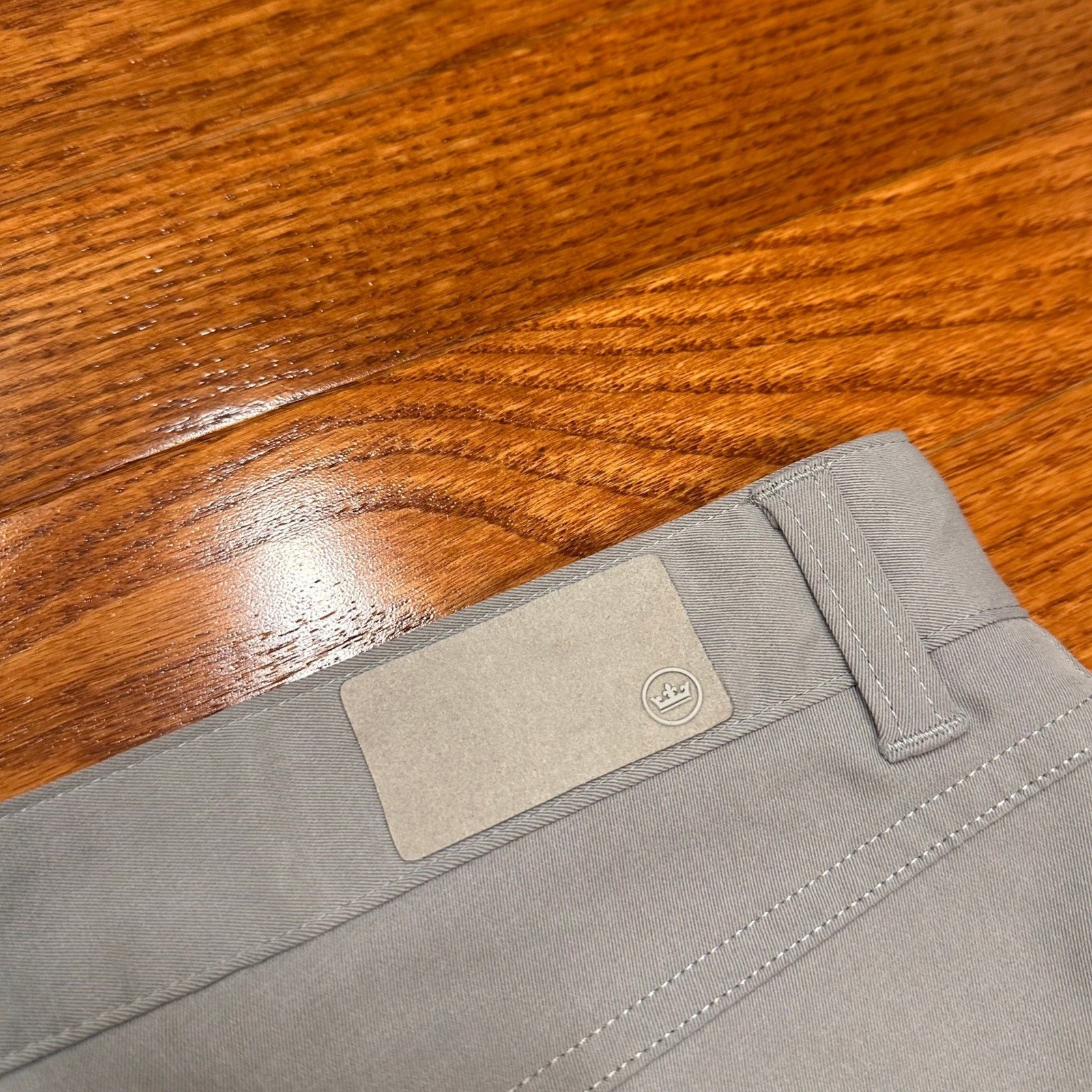 Peter Millar eb66 Performance Five Pocket Pants Fits Mens 36×28 Gale Gray Golf
