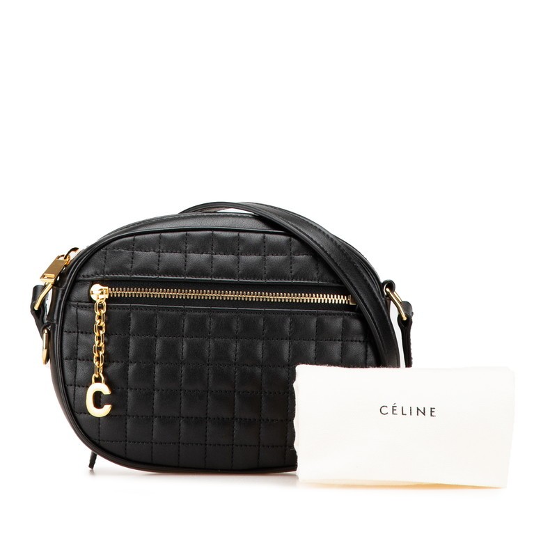 CELINE C Charm Small Crossbody Shoulder Bag Camera Bag Women 【Used】