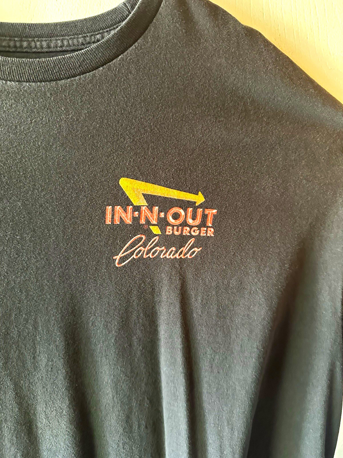 In-N-Out Burger Colorado Outdoor Black Graphic Logo T-Shirt Men’s 2XL