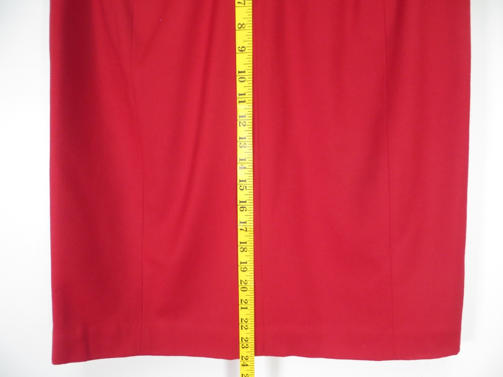 NWT TALBOTS Womens Flannel 99% Wool Belted Wrap Skirt Deep Dark Red 14 $129