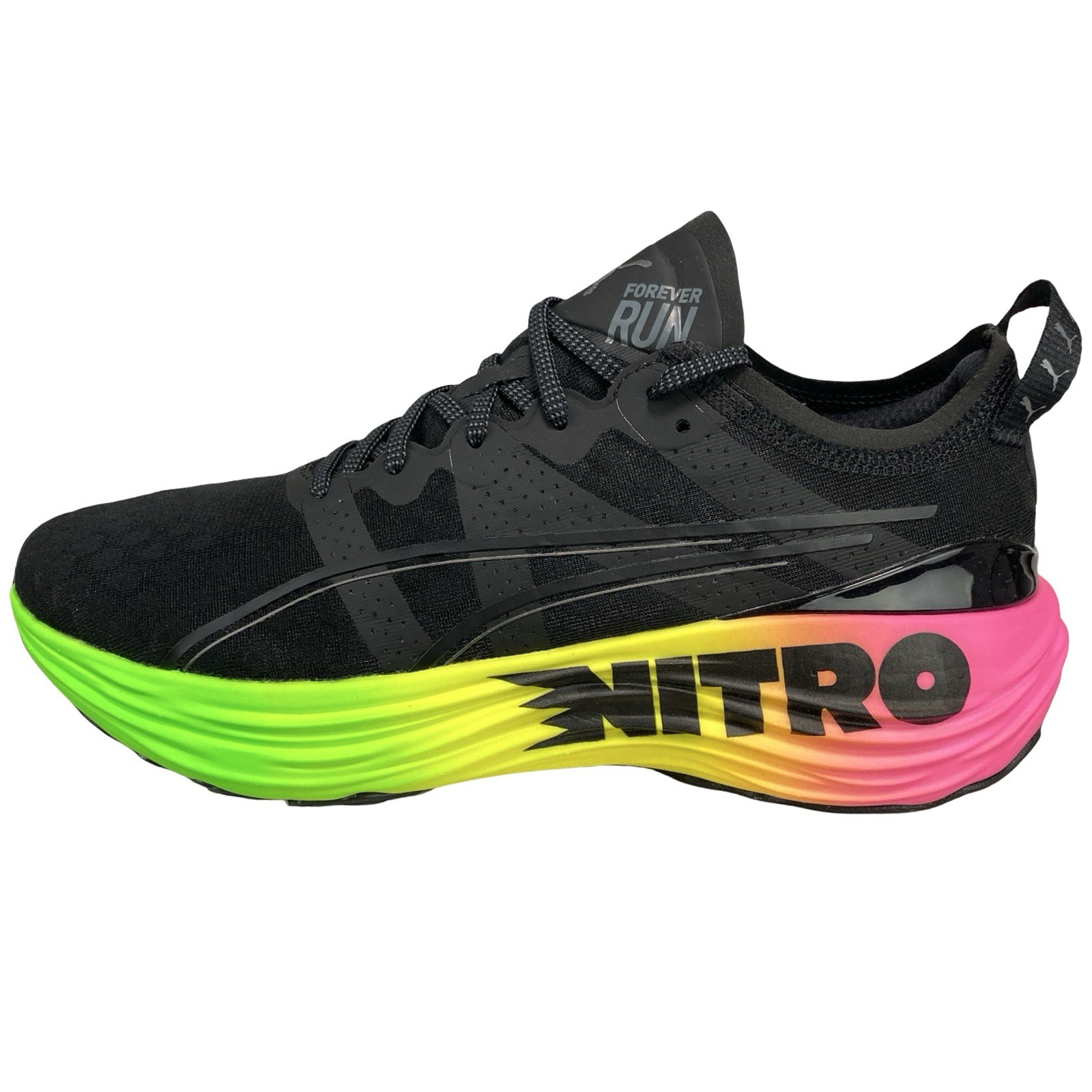 Puma ForeverRUN NITRO Futrograde Men’s Running Shoe Size 11.5 Black 380005-01
