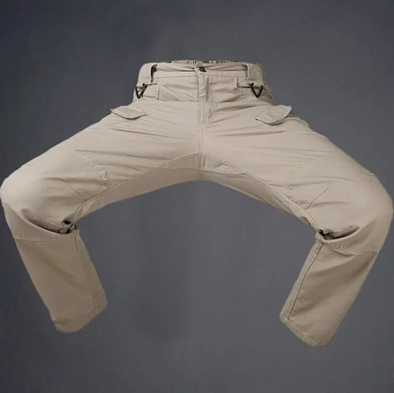 Men Tactical Cargo Pants Soldier Straight-fit Work Combat Trousers Outdoor US