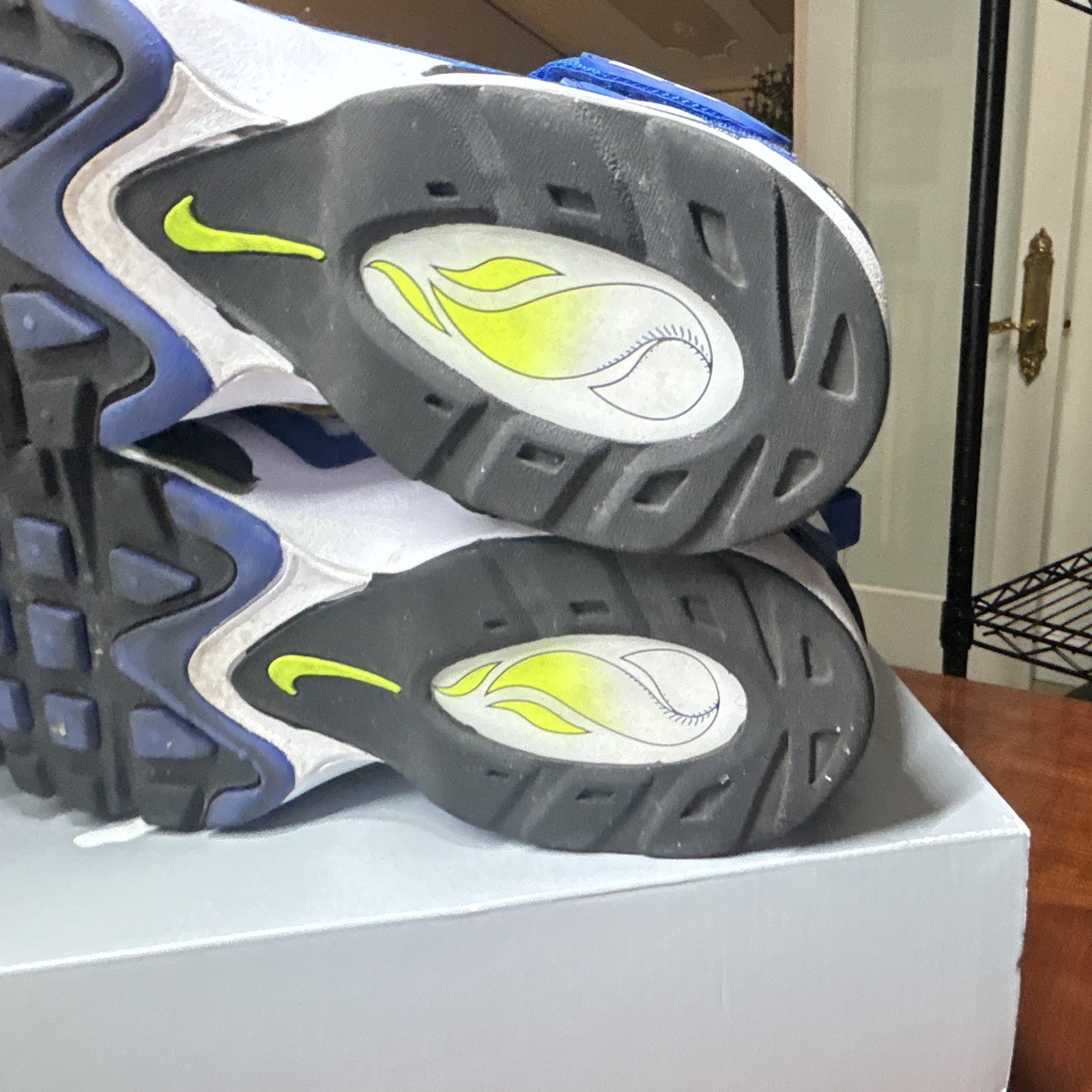 Nike Air Griffey Max 1 GS Blue/White/Black/Green Sneakers 6.5Y DJ5161-400
