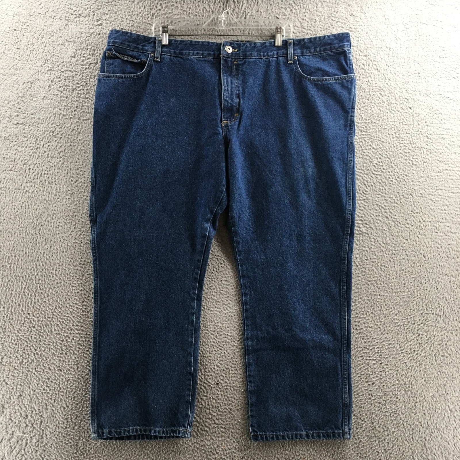 Cabelas Classic Fit Straight Jeans Mens 48/30 (actual 49×28) Blue Denim Mid Rise