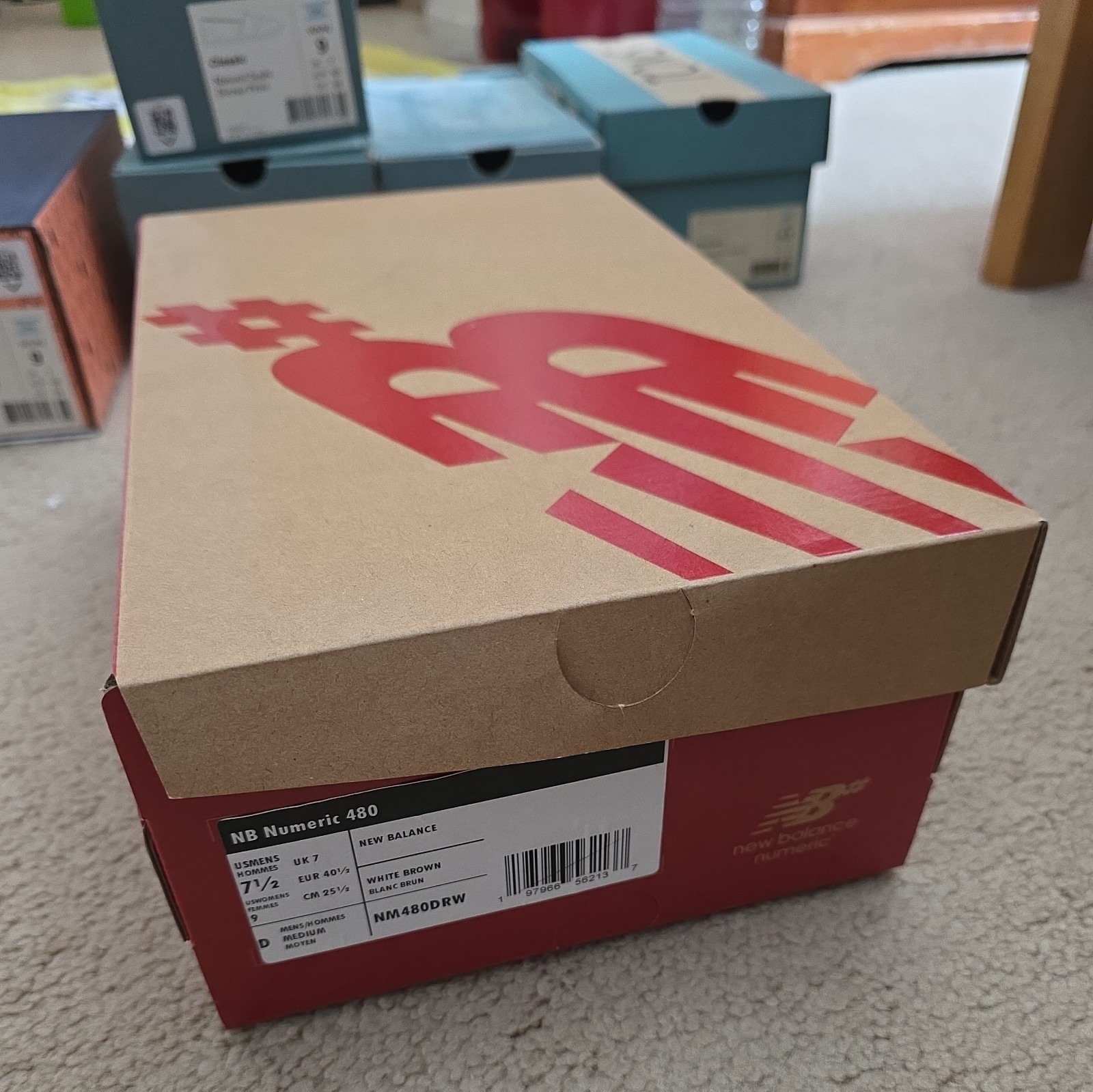 New Balance Numeric 480 Andrew Reynolds | Mens Size 7.5 | Sea Salt Gum Brown 🔥
