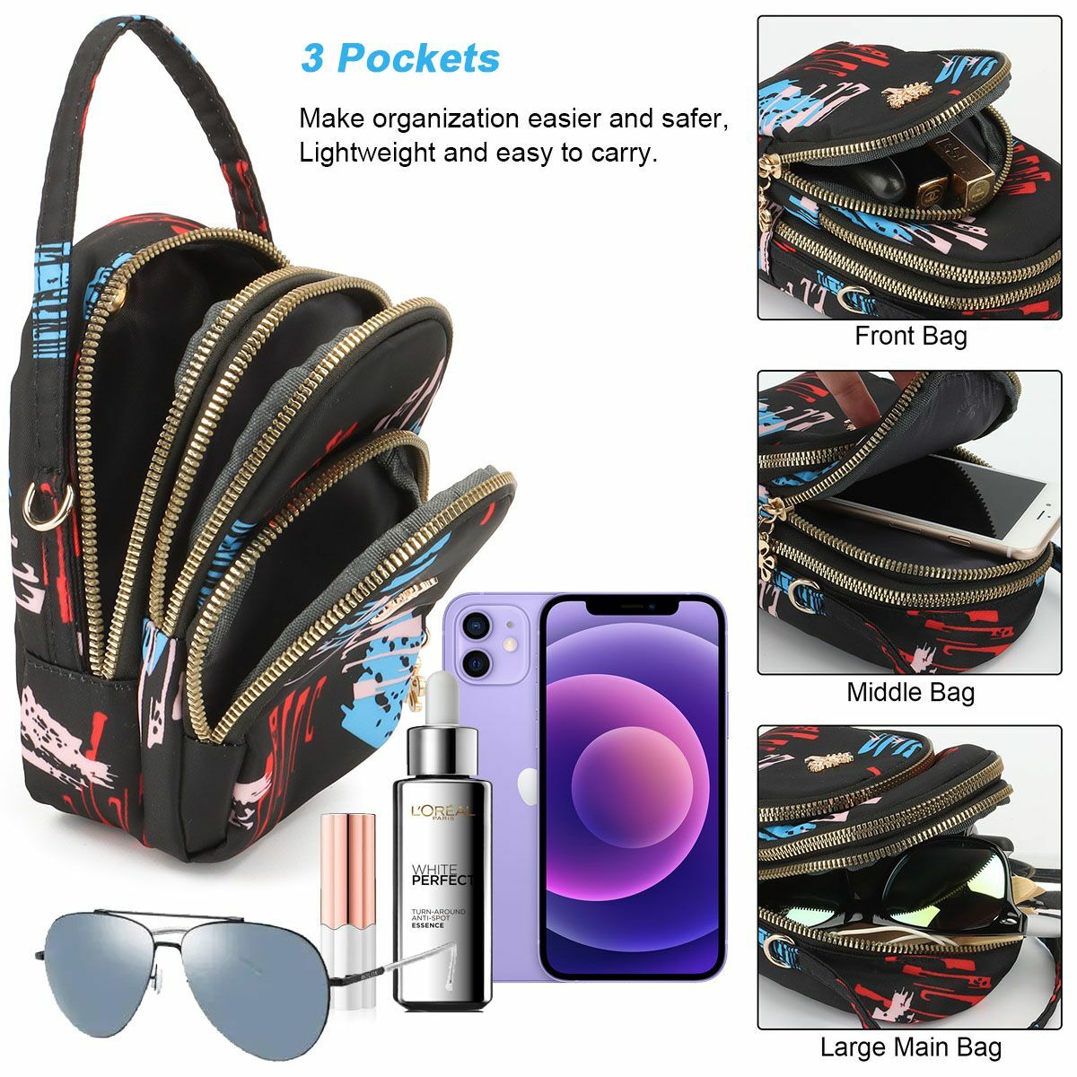 2022 Women Mini Shoulder Handbag Messenger Girl Small Wallet CrossBody Phone Bag
