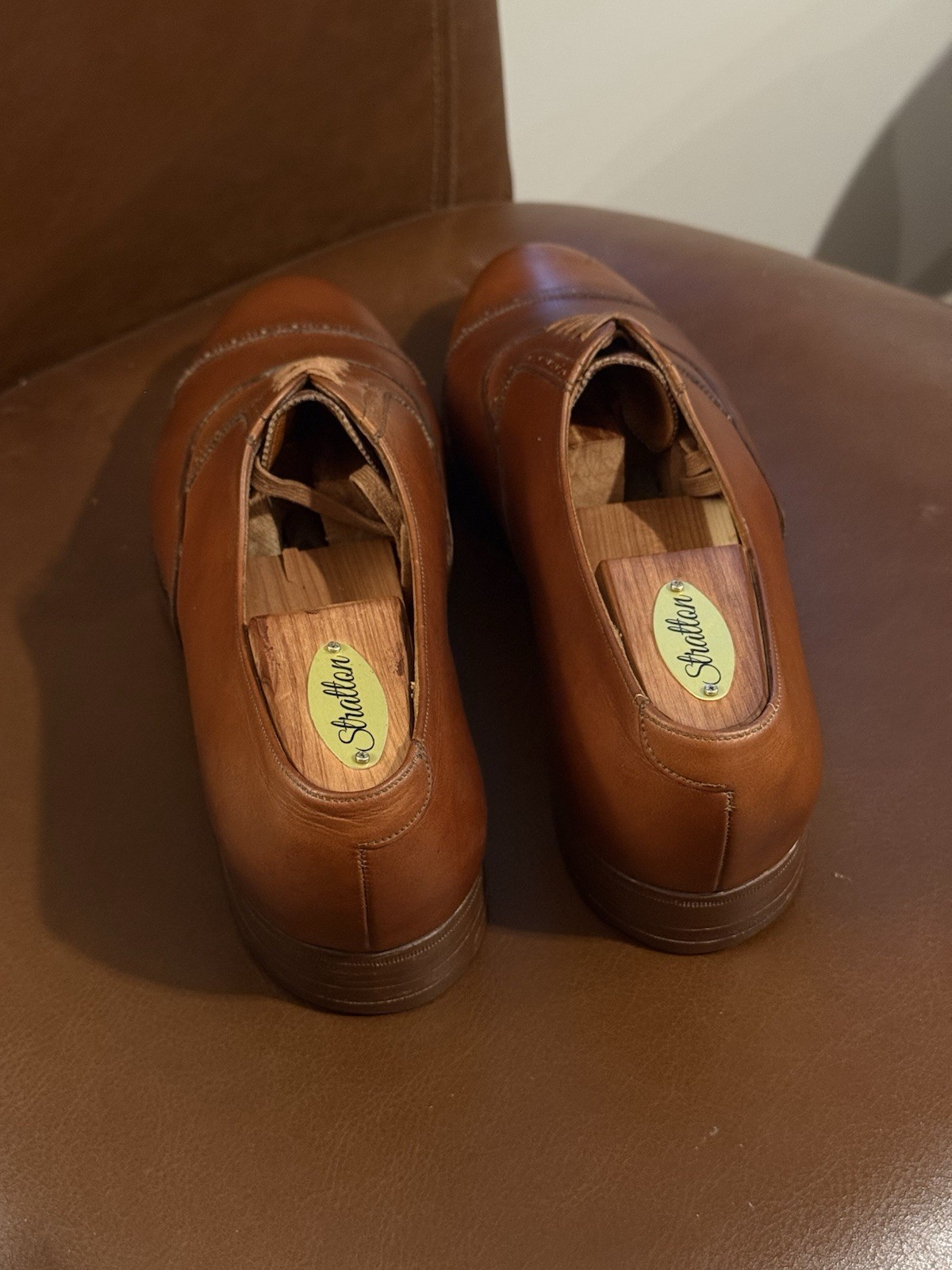 Polo Ralph Lauren Bench Made England Cap Toe Oxford 9.5D Crockett & Jones