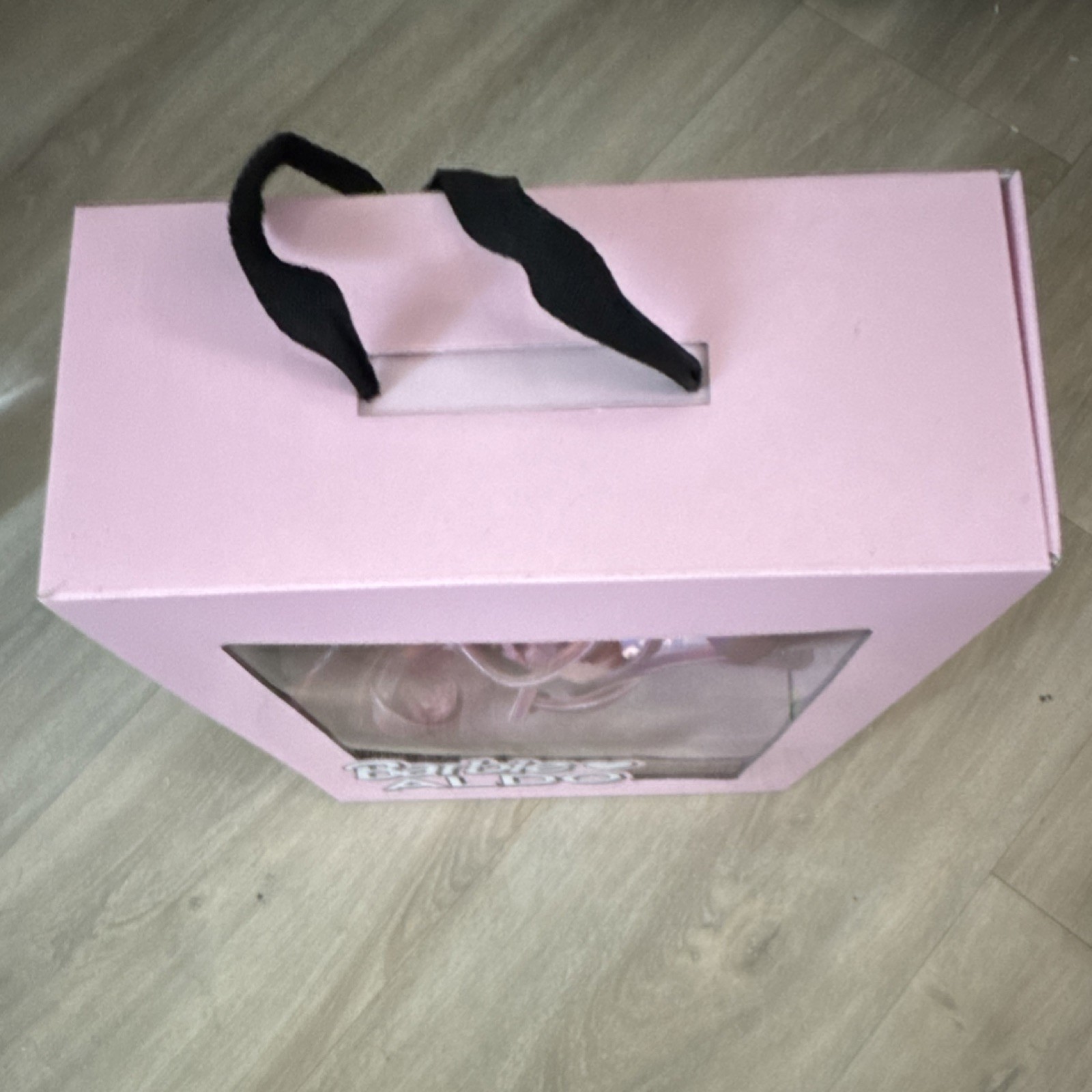 ALDO Barbie Pink Platform Open Toe Block Heel Buckle Strap Sandals 7 NIB