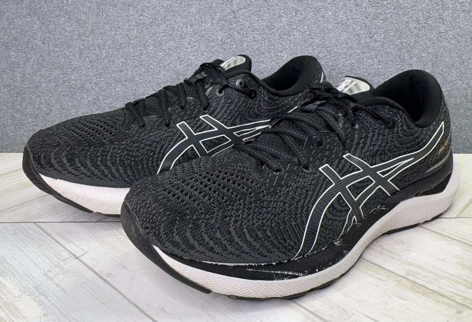 ASICS Gel-Cumulus 24 Running Shoes Mens 11.5 Carrier Grey White Outdoor Run Walk