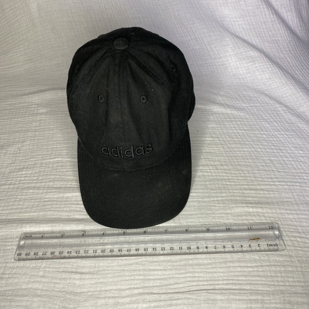 Adidas Aeroready All Black Hat Cap Flex Fit Small / Medium