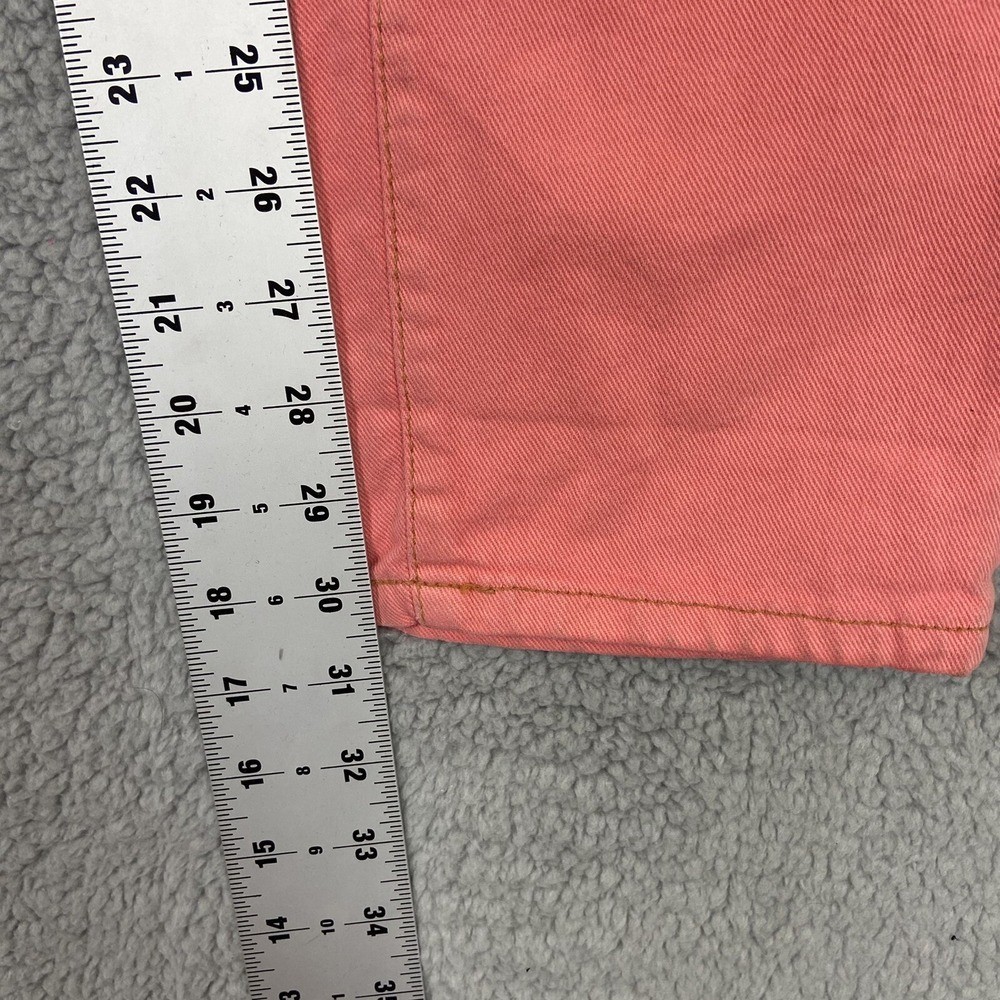 Vintage Gap Jeans Womens 8 Regular Coral Pink High Rise Classic Fit Made in USA