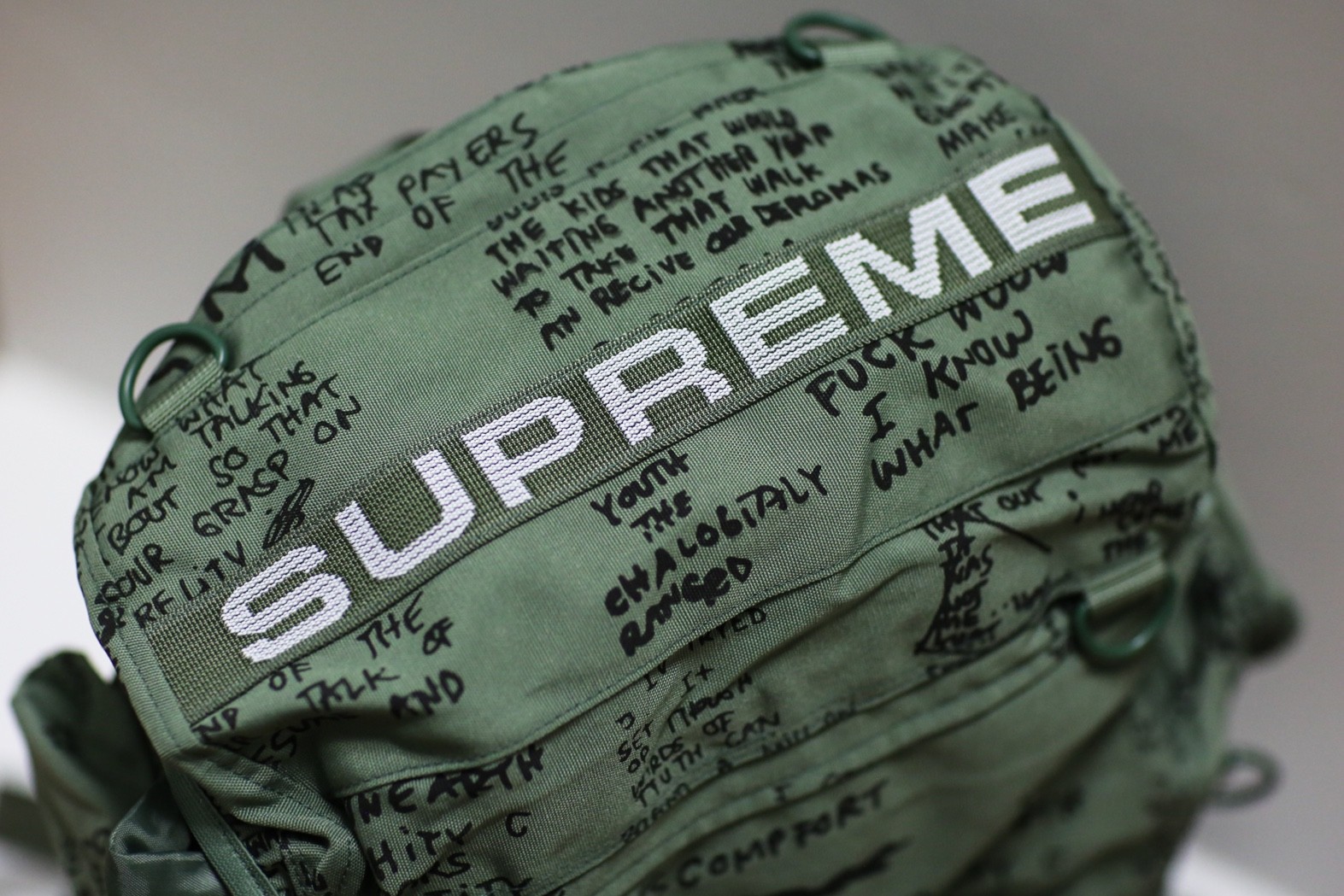 Supreme SS23 Military Field Olive Green Backpack