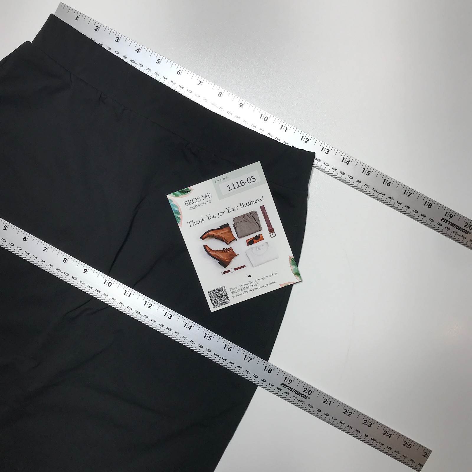 Uniqlo Skirt Womens M Dry-Ex Stretch Jersey Black Narrow Straight Pull On