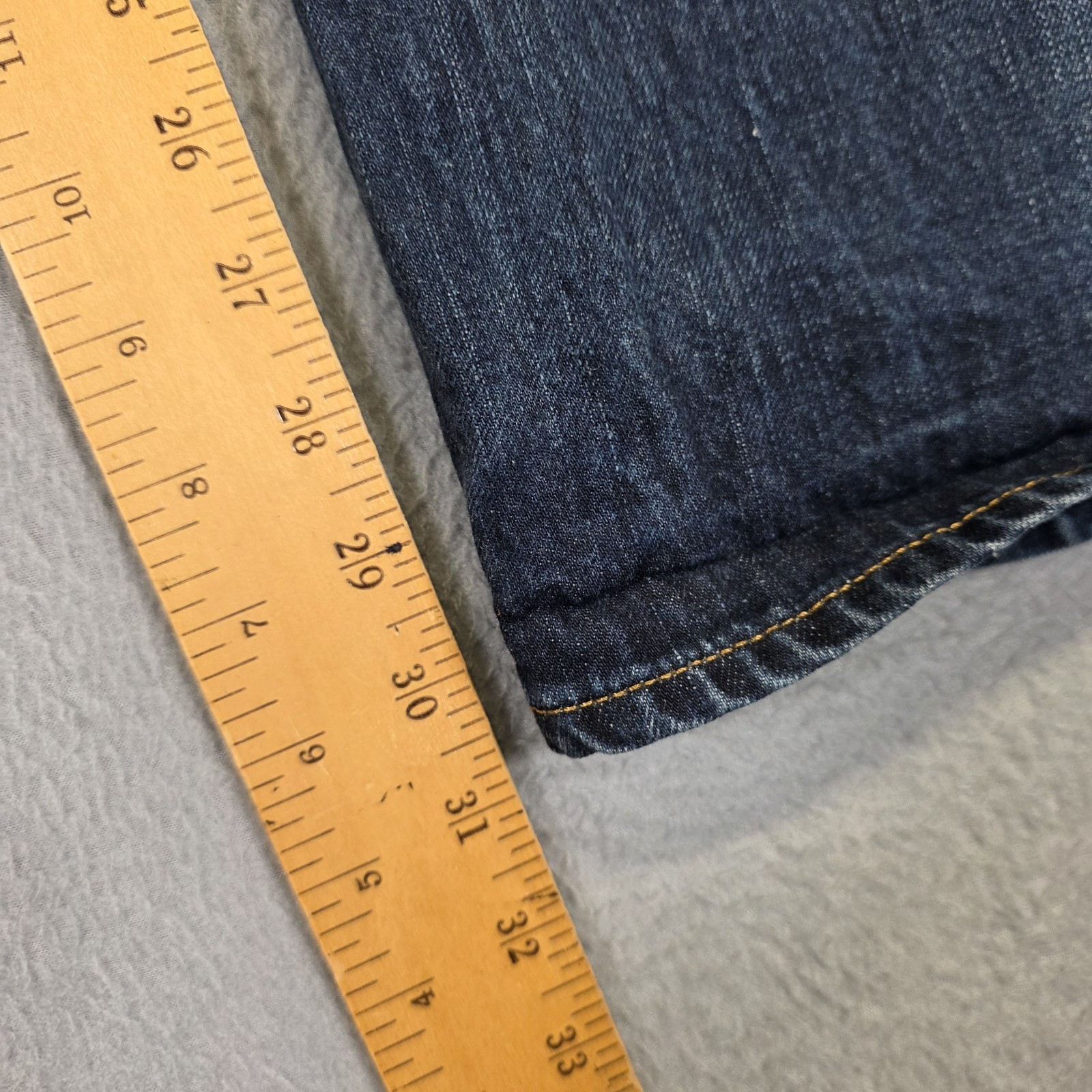 American Eagle Jeans Mens 32×32 Blue Original Straight Cotton Dark Wash Denim