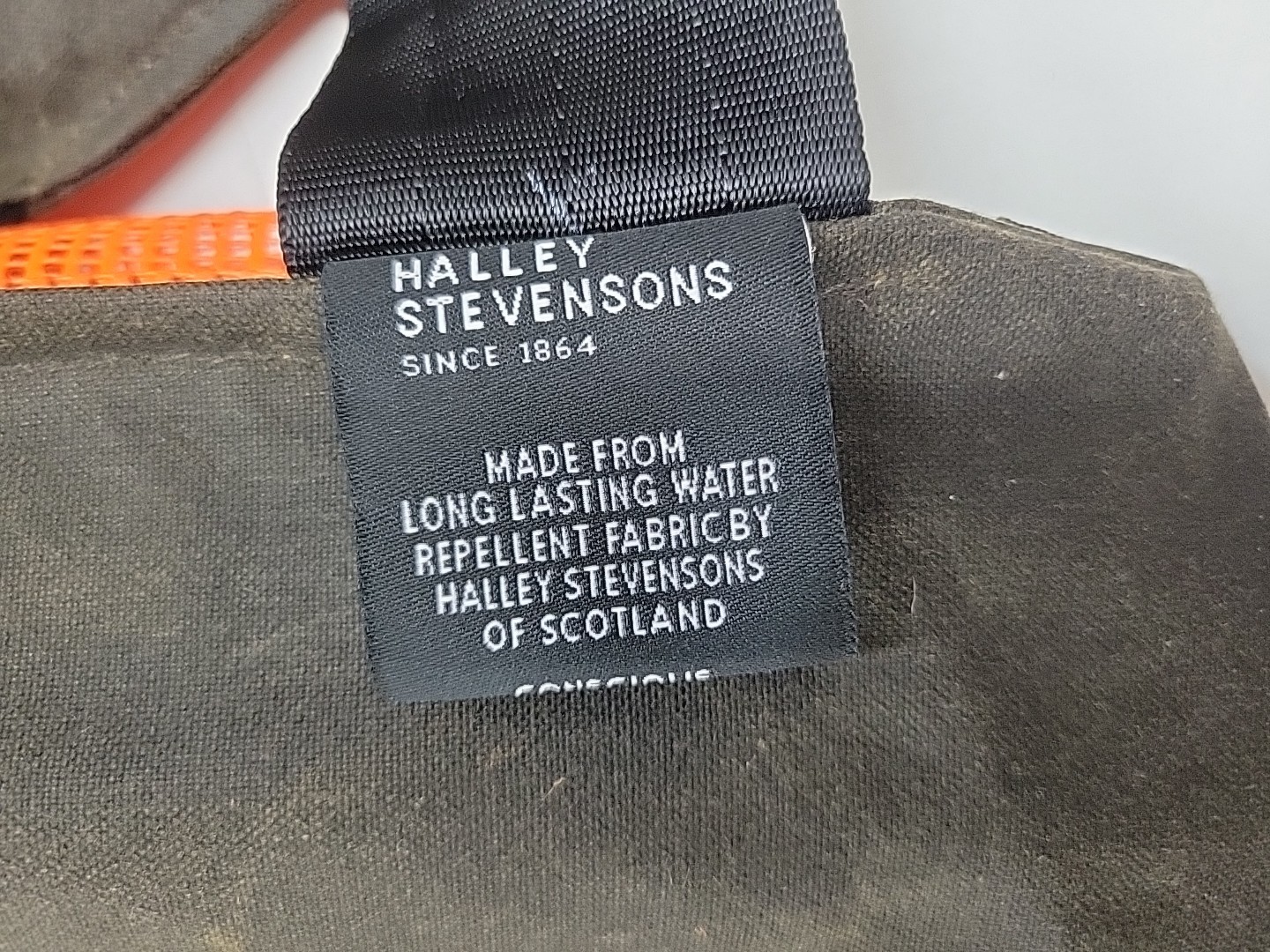 Upland Hunting Waxed Cotton Nylon Strap Vest Olive/Blaze XL-XXL (NWI/No Tag)