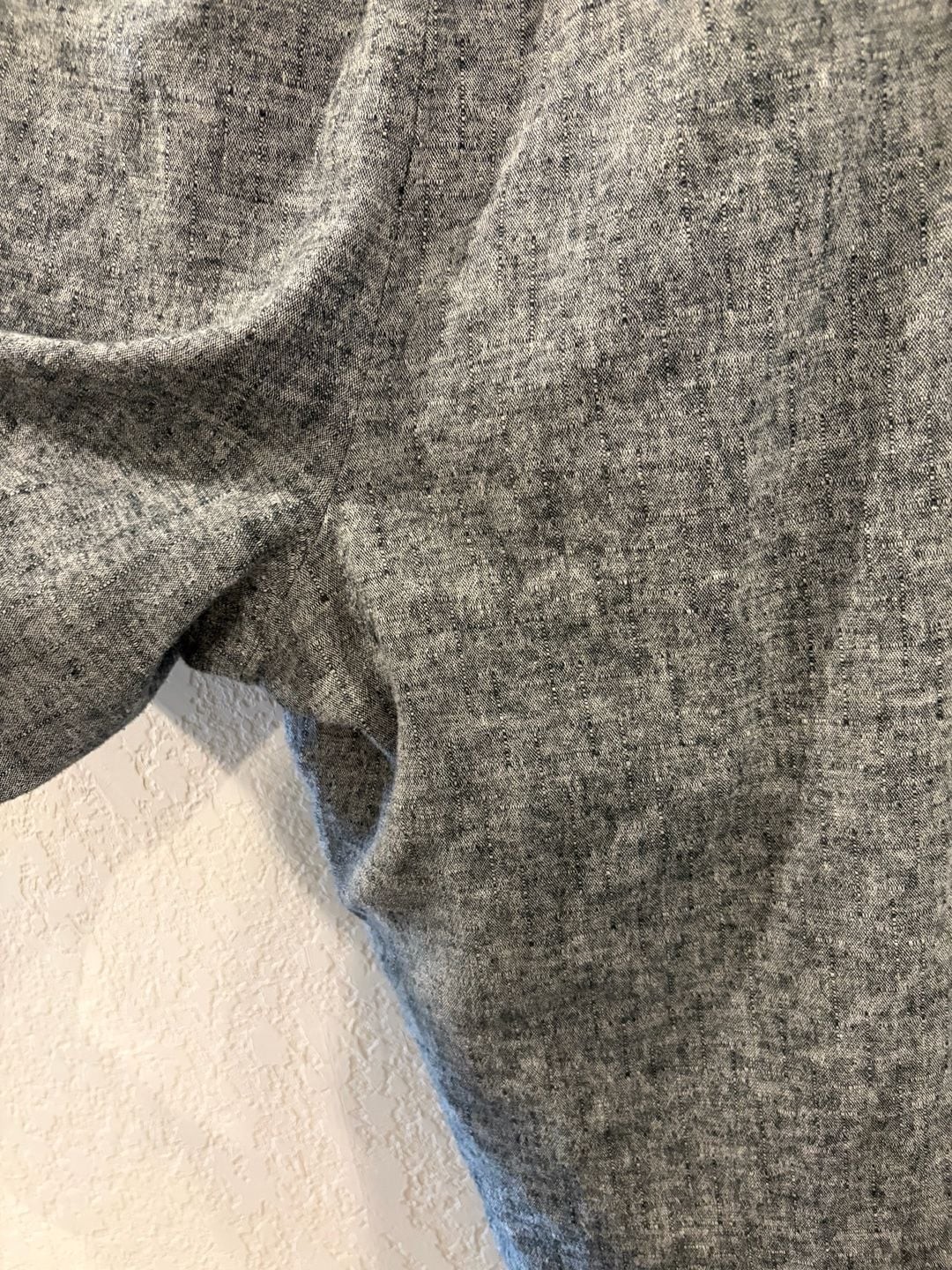 Lane Bryant Women’s Gray Linen Blend Cropped Capri Pants Size 20