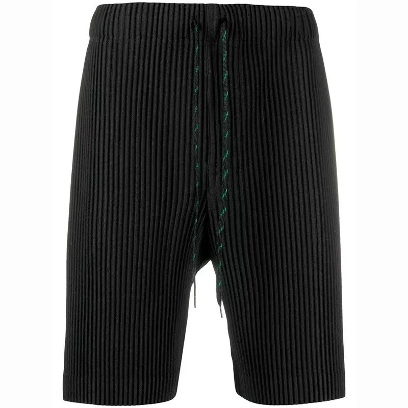 Homme Plisse Pleated Shorts – Black – Men Issey Miyake JP [DDP]