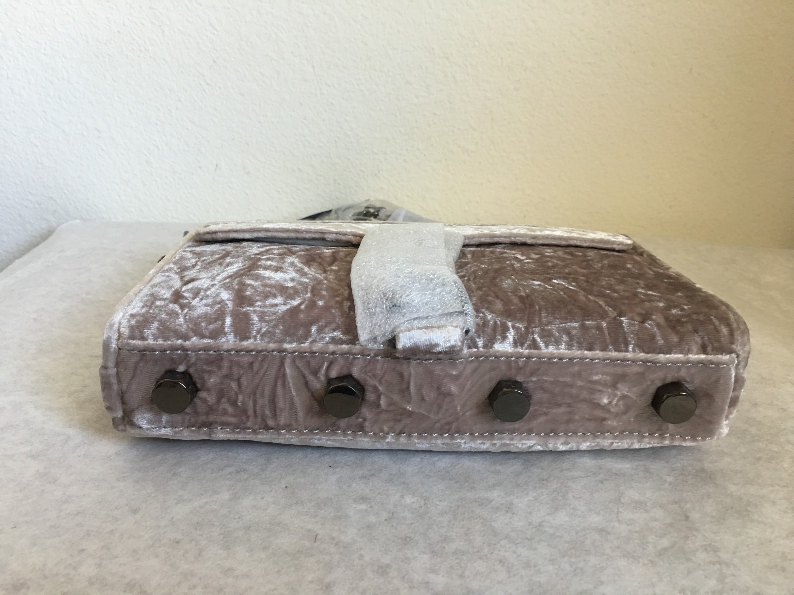 NWT Rebecca Minkoff Velvet Mini M.A.C Crossbody Bag $175 in Putty~~ON SALE!!