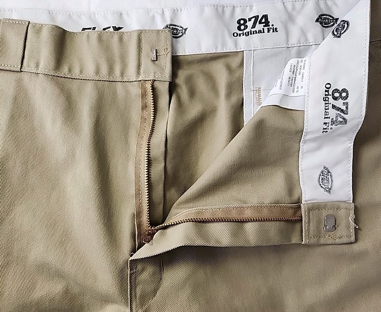 Dickies 874 Original Fit FLEX Men’s 42×30 Tan Pants Work Play Straight Leg NWOT