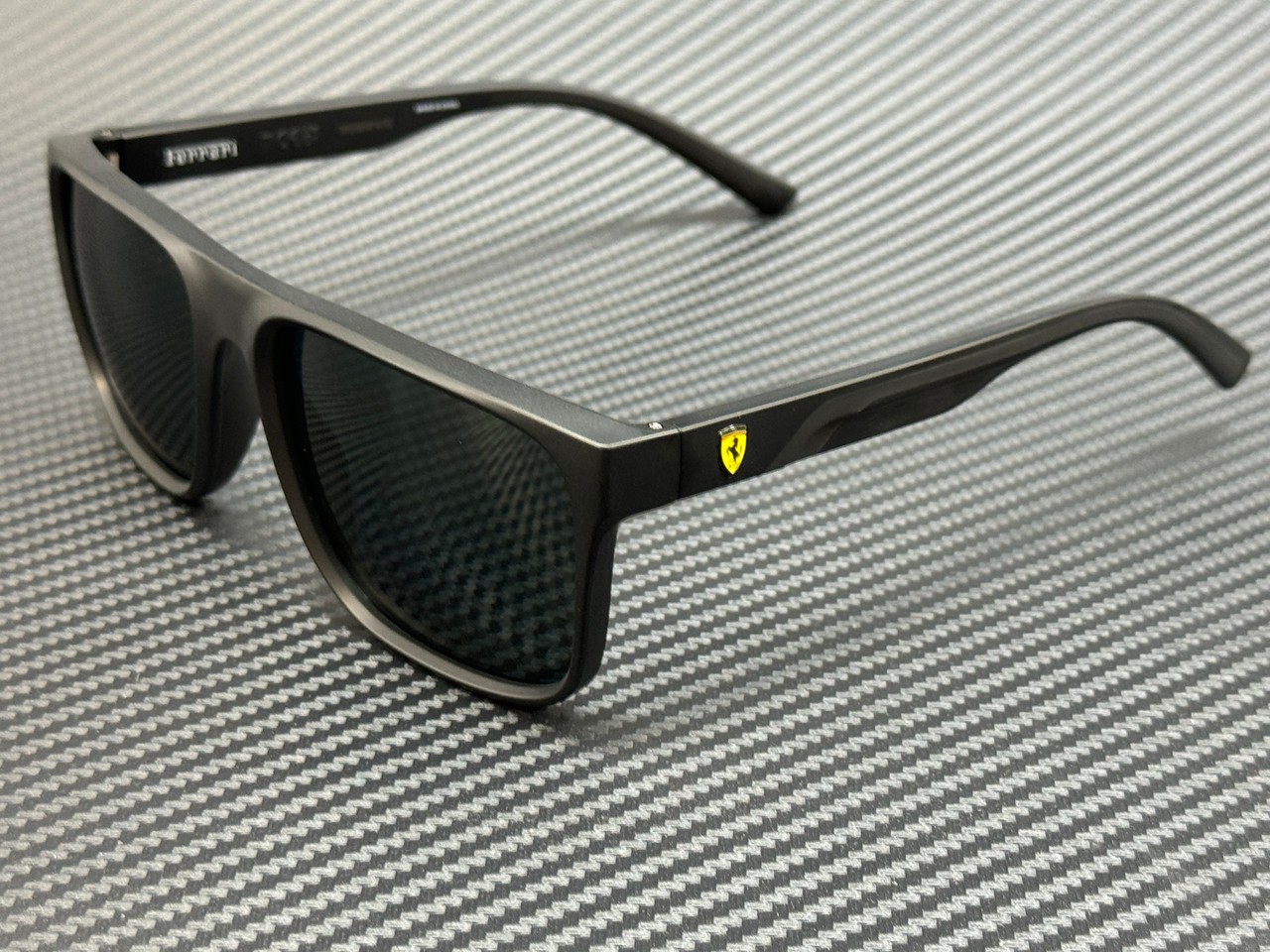 FERRARI FZ6002U 504 87 Matte Black Grey Men’s 59 mm Sunglasses