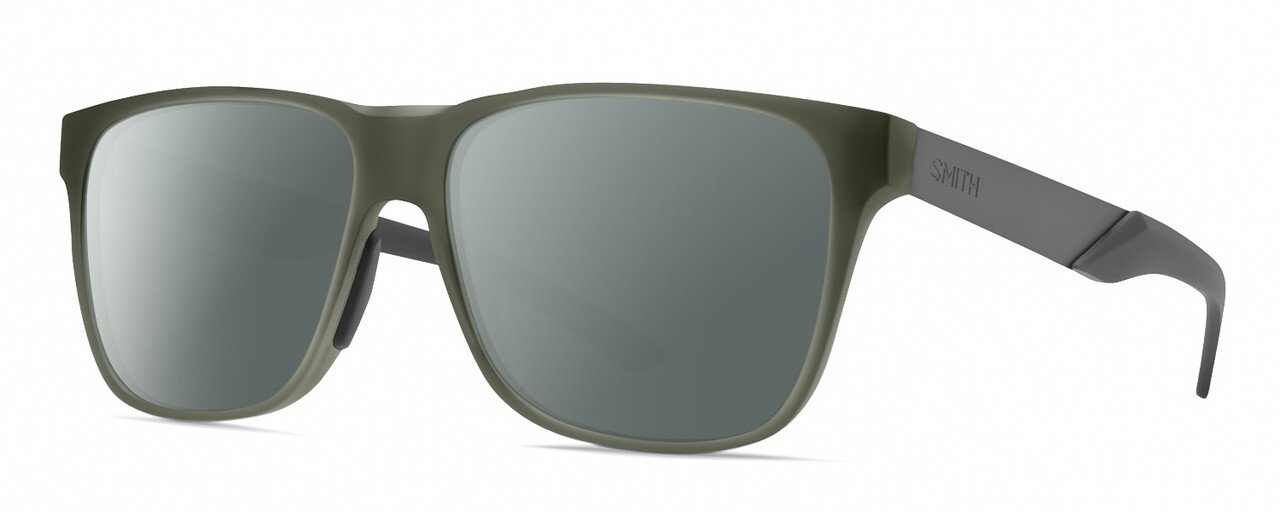 Smith Lowdown Steel Unisex Polarized Sunglasses Moss Crystal Green/Gunmetal 56mm