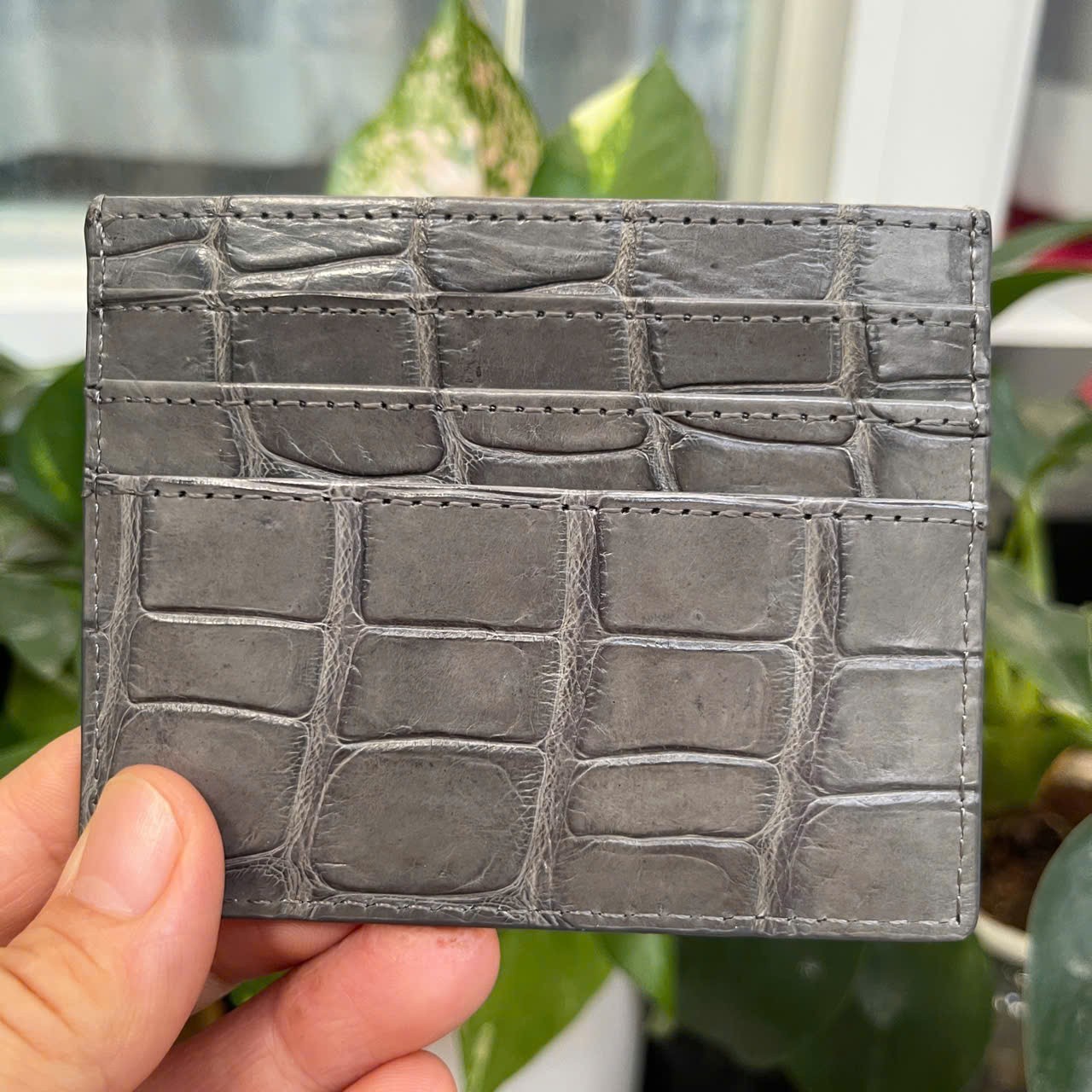 GENUINE LEATHER SKIN CREDIT CARD HOLDER/ WALLET CARD HOLDER FOR MEN