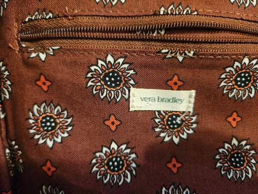 Vera Bradley Mini Banbury Backpack, Moorish, Brown Print, NEW with tags