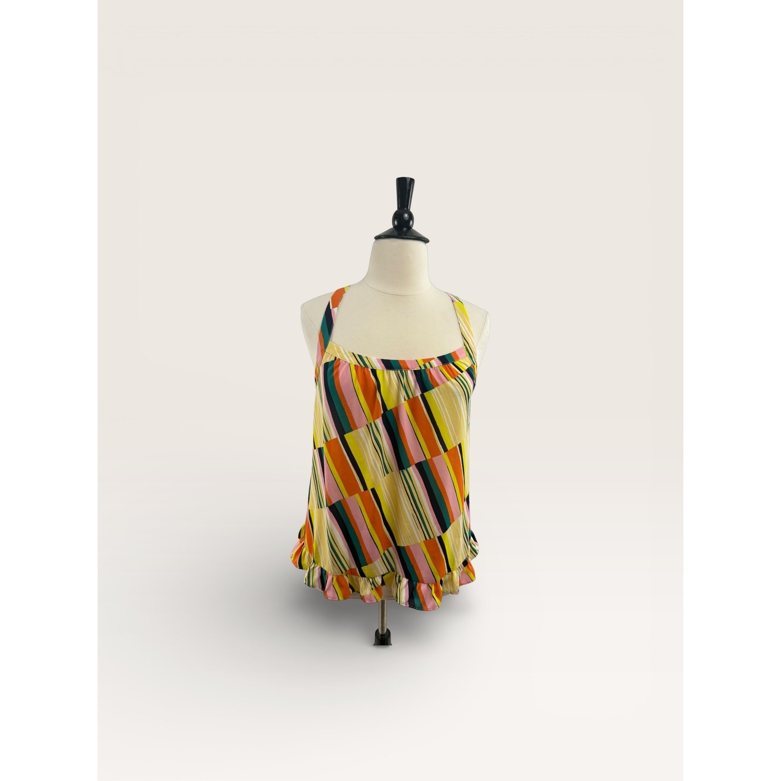 CAbi Skip Halter Tank Top, Size L