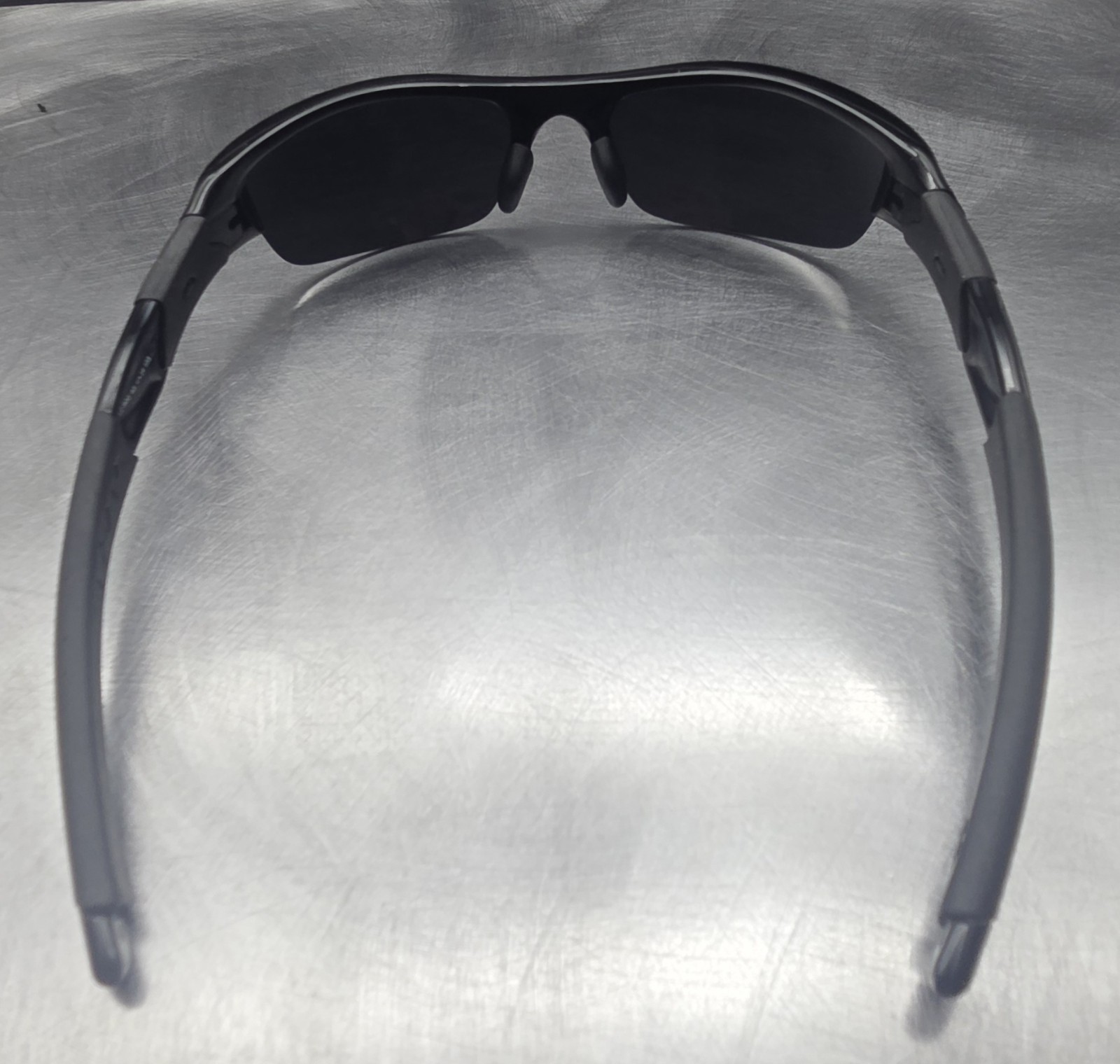 RARE OAKLEY 12-900 JET BLACK FLAK JACKET SUNGLASSES ~ New Replacement Lenses